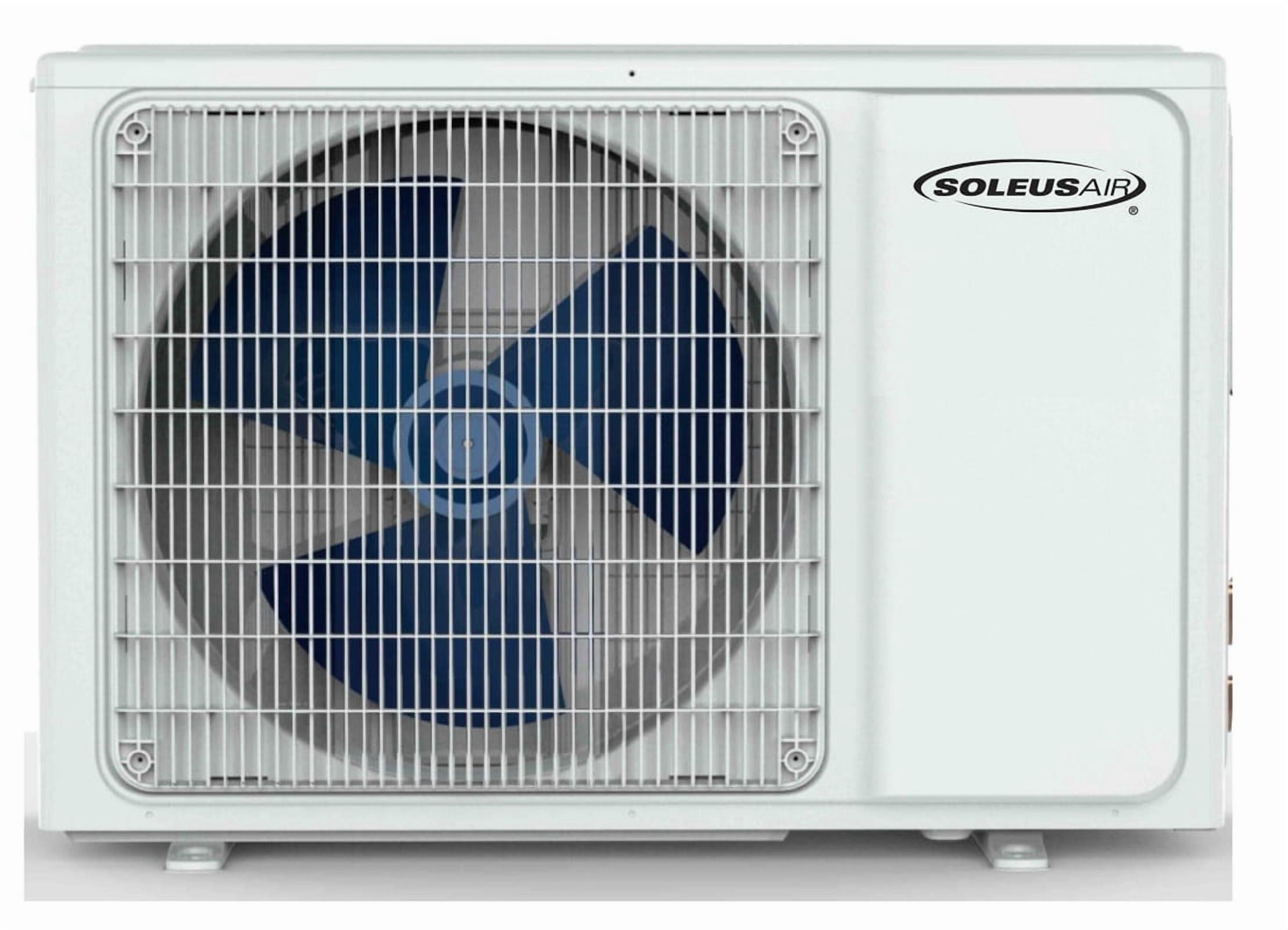 SoleusAir 12,000 BTU Mini Split Air Conditioner & Heater, 17 SEER2 Wall-Mounted AC System (White, 550 Sq. Ft) jj9ac
