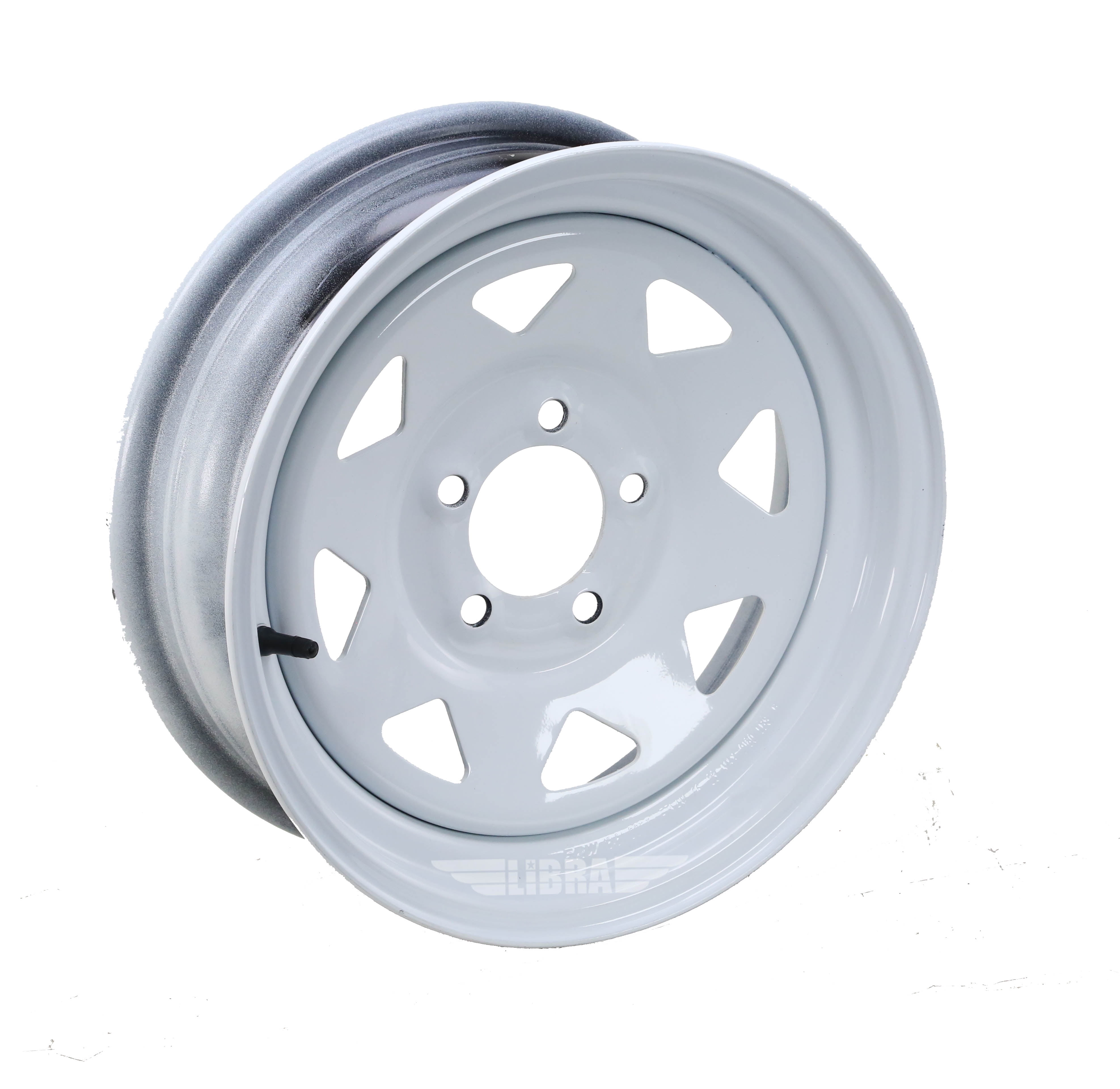 Free Country ST175/80D13 Trailer Tire and Wheel Assembly (White, 5 Lug on 4.5 in) myiba