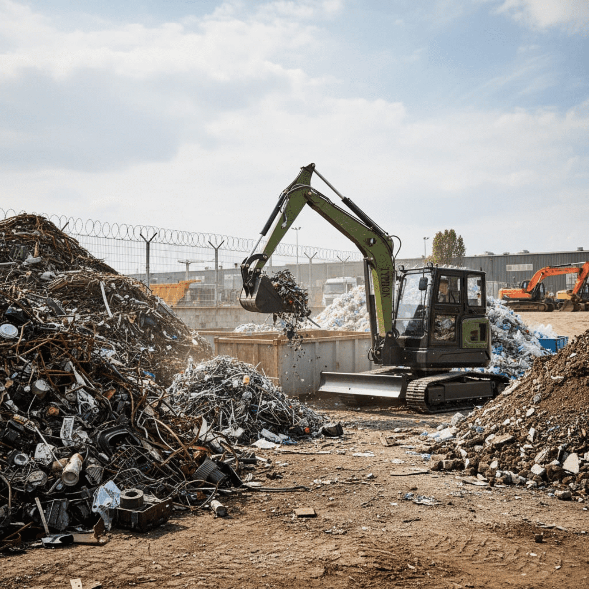TYPHON TERROR LXV 6.6-Ton Excavator with Kubota V2607 Diesel Engine (56.9 HP, Enclosed Cab) gx0hq