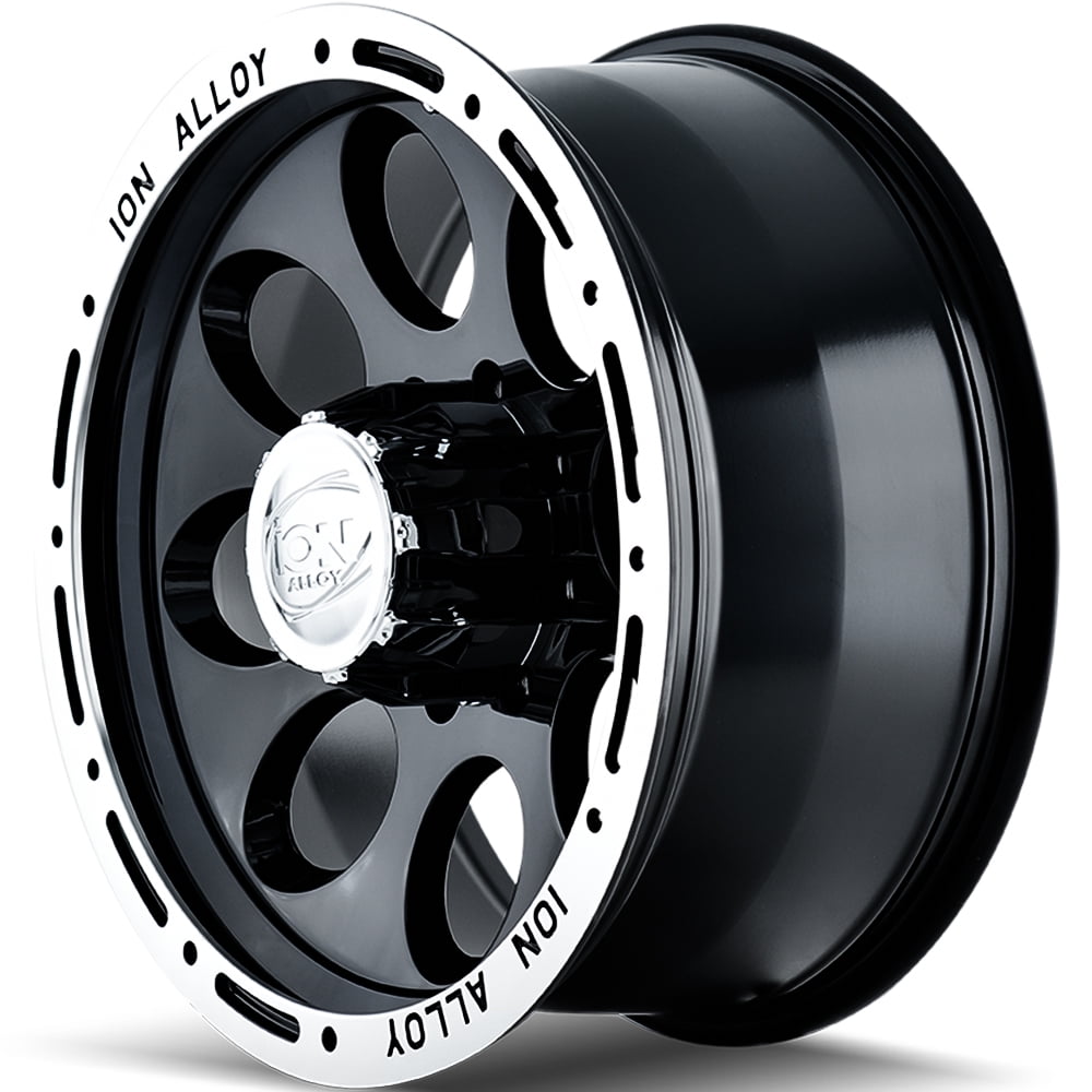 ION 174 Off-Road Wheel (Black/Machined, 16x8 in) cc3qs