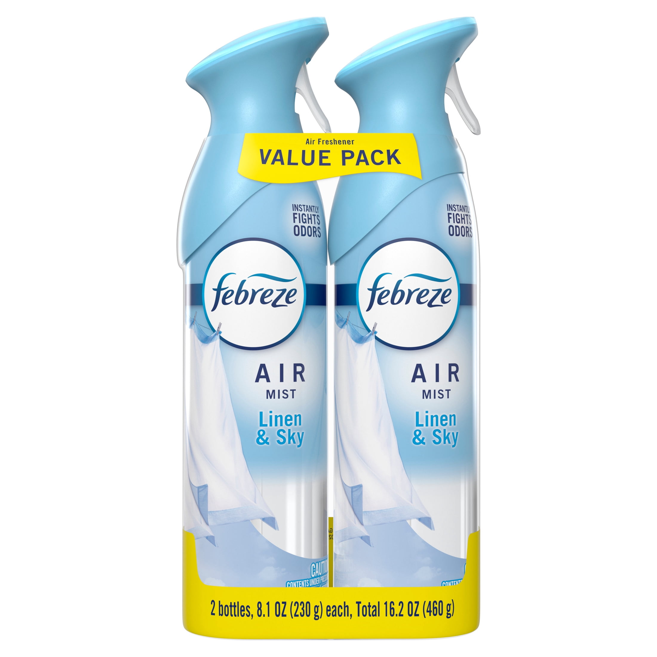 Febreze Air Mist Air Freshener Spray, Linen & Sky Scent (8.1 oz, 2 Count) dubji