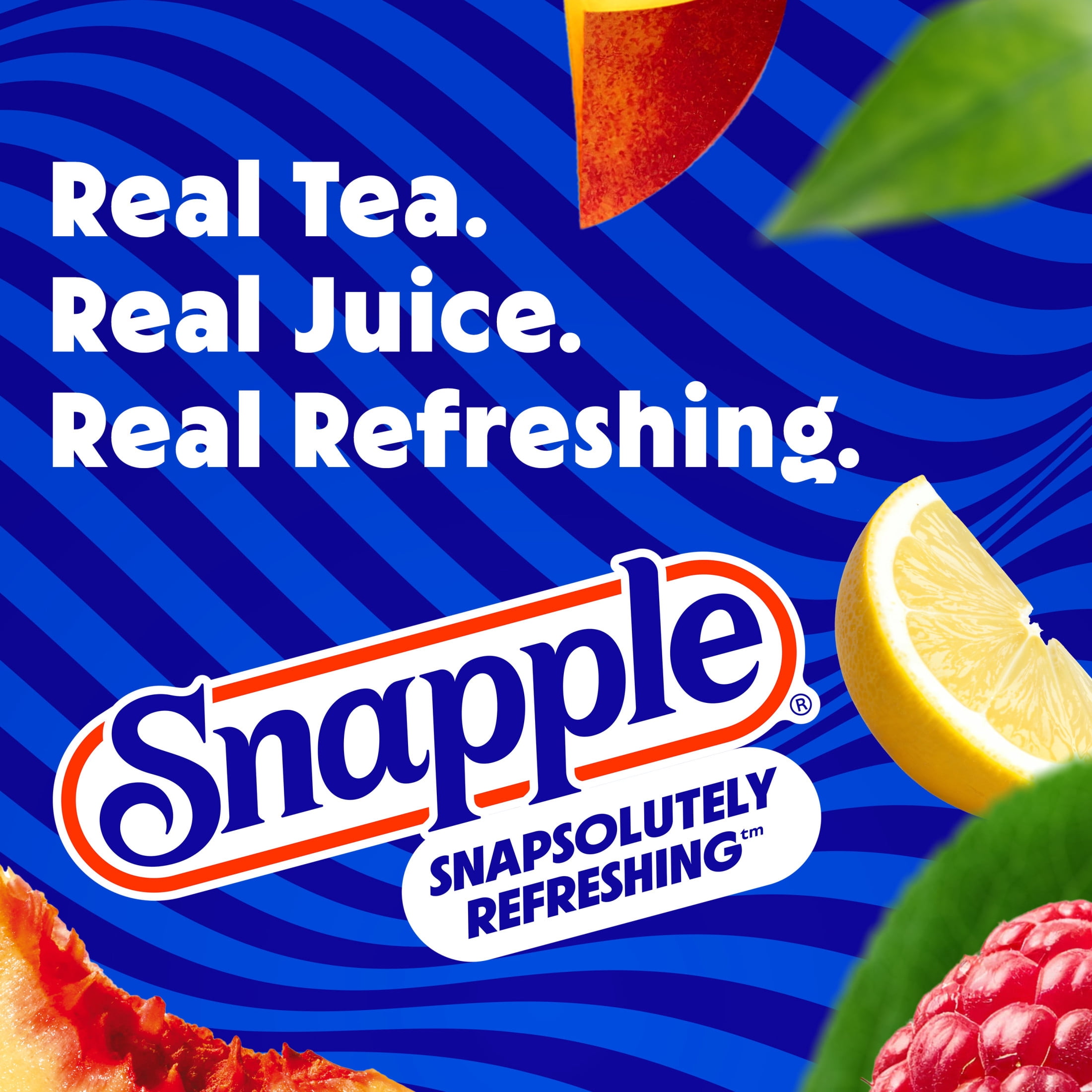 Snapple Natural Lemon Tea, All Natural Black and Green Tea Blend (64 fl oz) fqorv