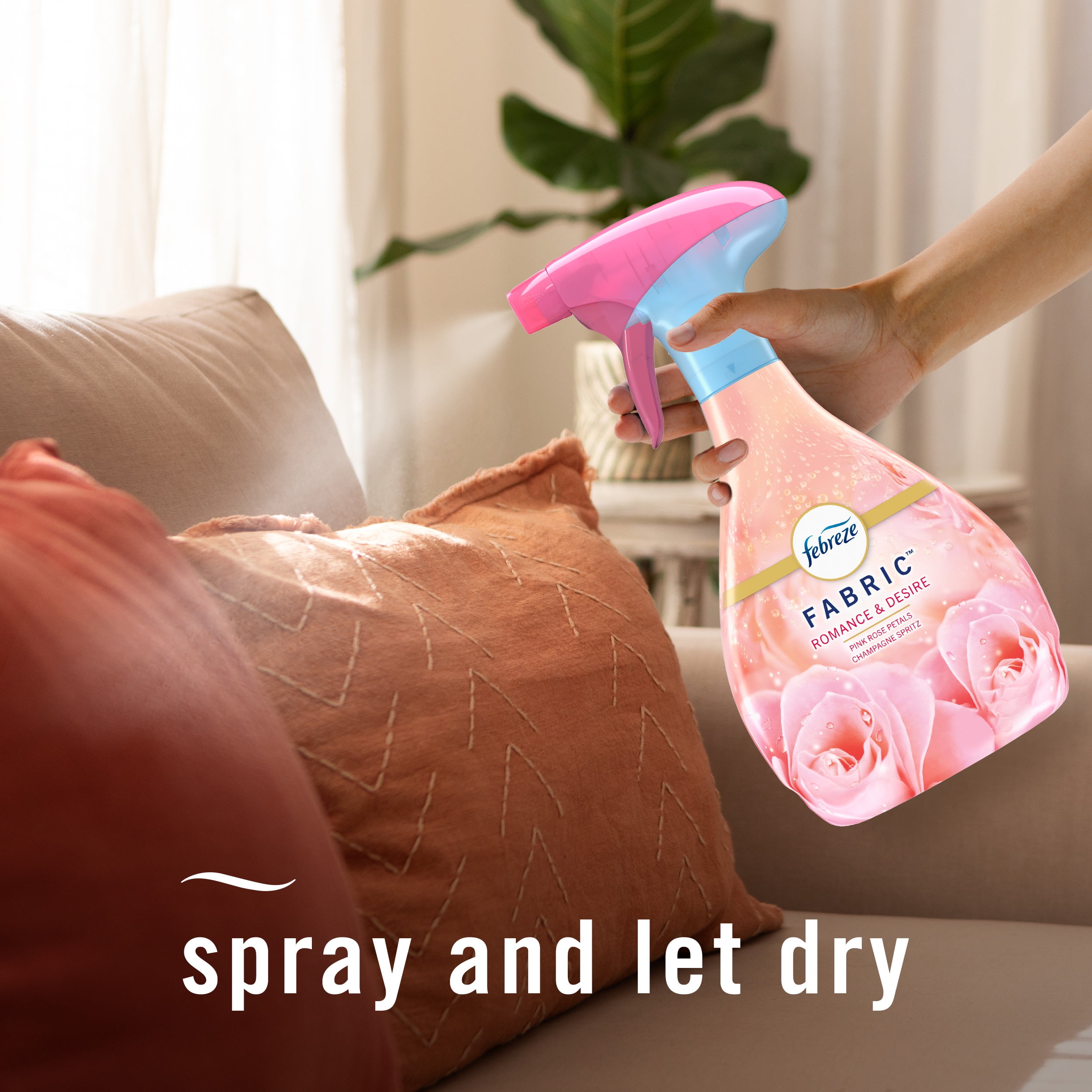Febreze Odor-Fighting Fabric Refresher Spray, Romance & Desire Scent (23.6 fl oz) 4jvnt