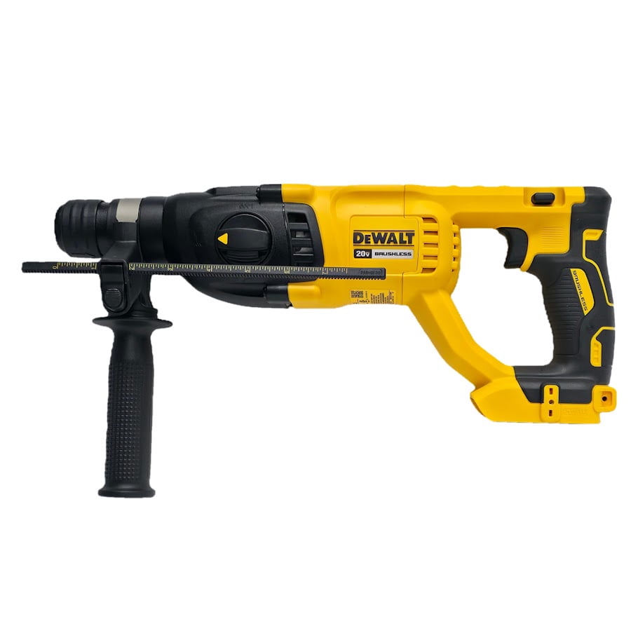 DEWALT 20V MAX XR Brushless 1 in D-Handle Rotary Hammer (DCH133B) High-Performance Cordless Power Tool (Yellow, 1 in) 479xi