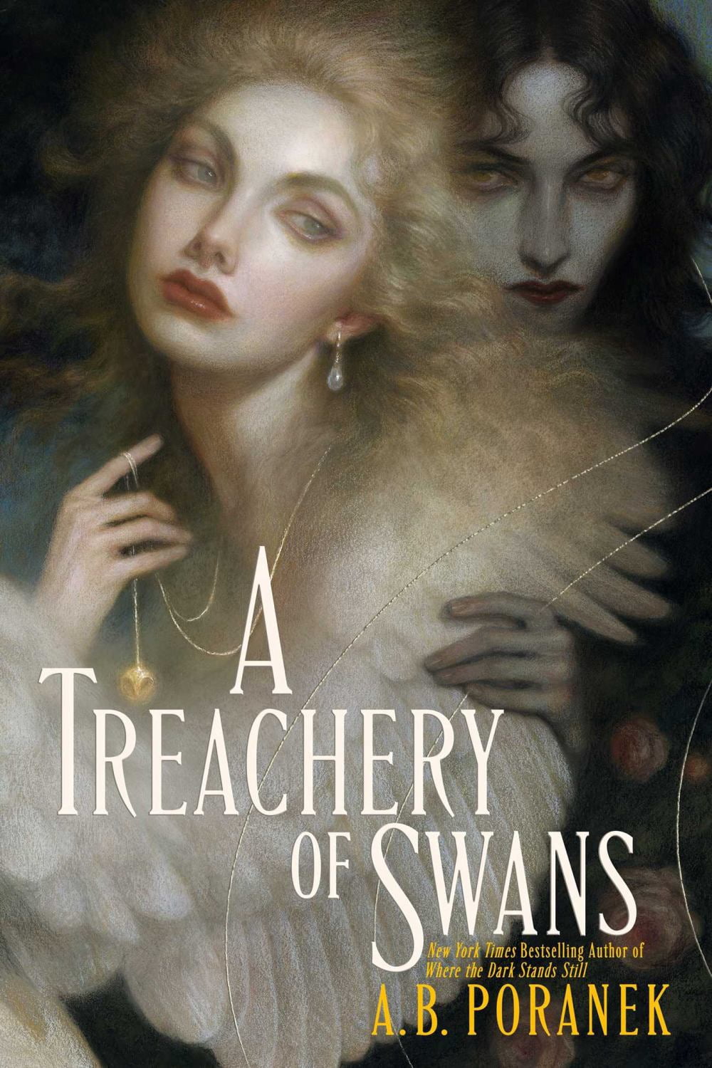 A. B. Poranek A Treachery of Swans Fantasy Fiction Novel (Hardcover) sxpb2
