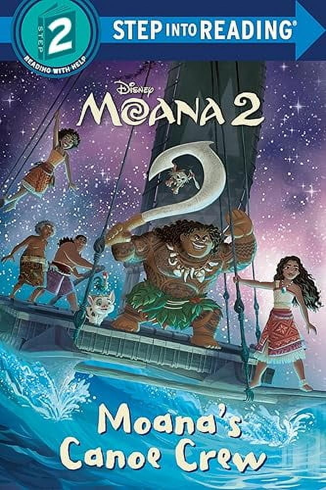 RH DISNEY Moana's Canoe Crew Disney Moana 2 Children's Paperback Book r0c4y