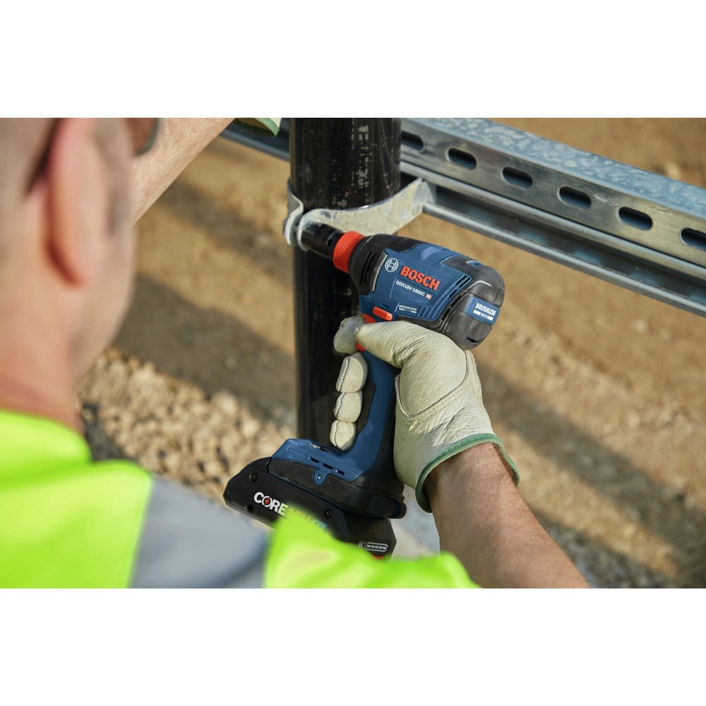 Bosch 18V Brushless Cordless Impact Driver Kit with 4 Ah Battery (1/4 in. Hex, Refurbished) 20rgc