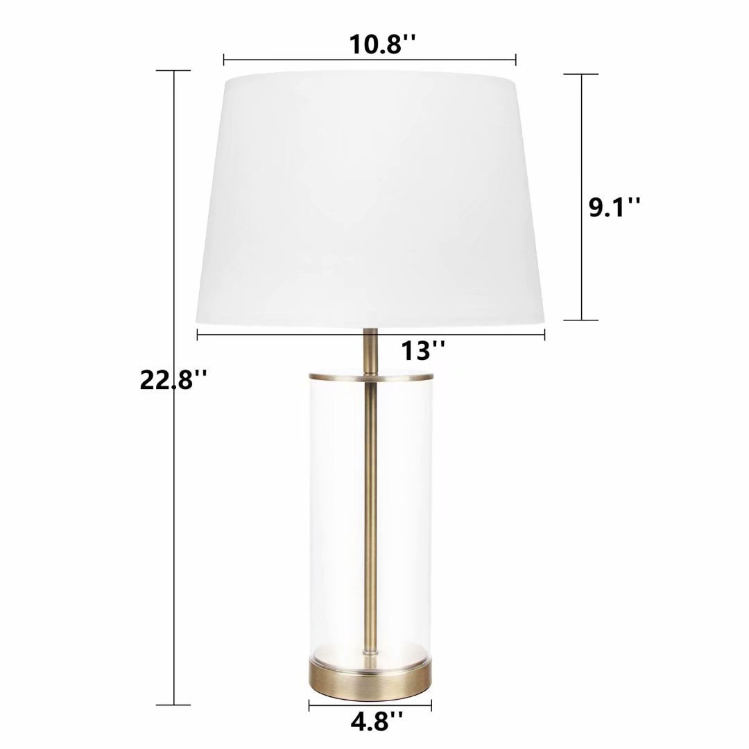 Surise Caseville Brass Table Lamp (Antique Finish, 23 in) 2c9h2