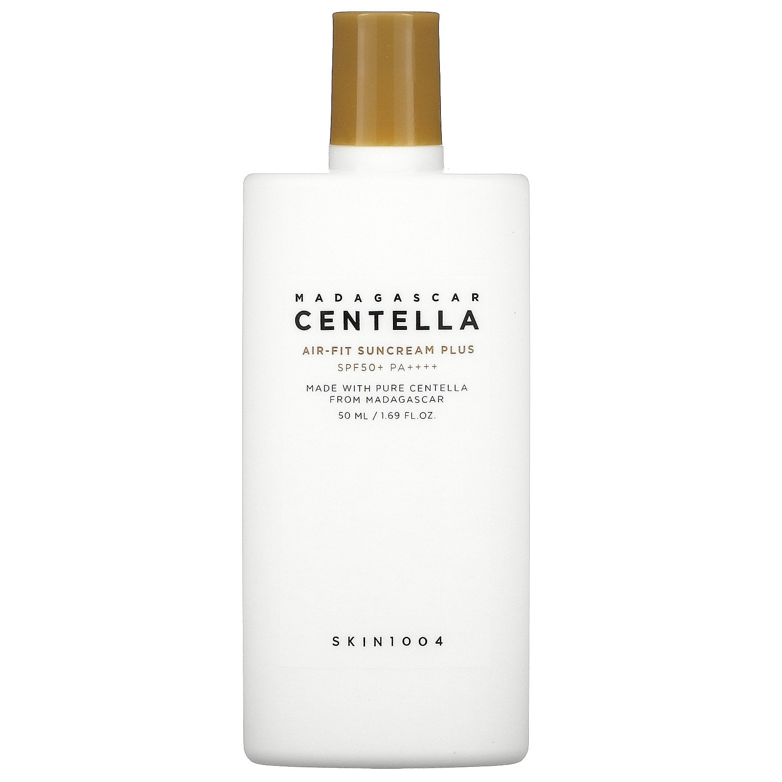 SKIN1004 Madagascar Centella Air-Fit Suncream Plus, Lightweight Mineral Sunscreen with SPF 50+ PA++++ (1.69 fl oz) 6obql
