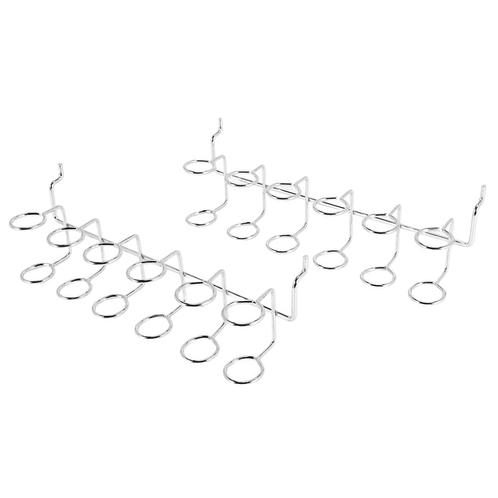Generic Screwdriver Holder Pegboard Multi-Tool Organizer Rack (Silver, 2 Pack) 66h9x