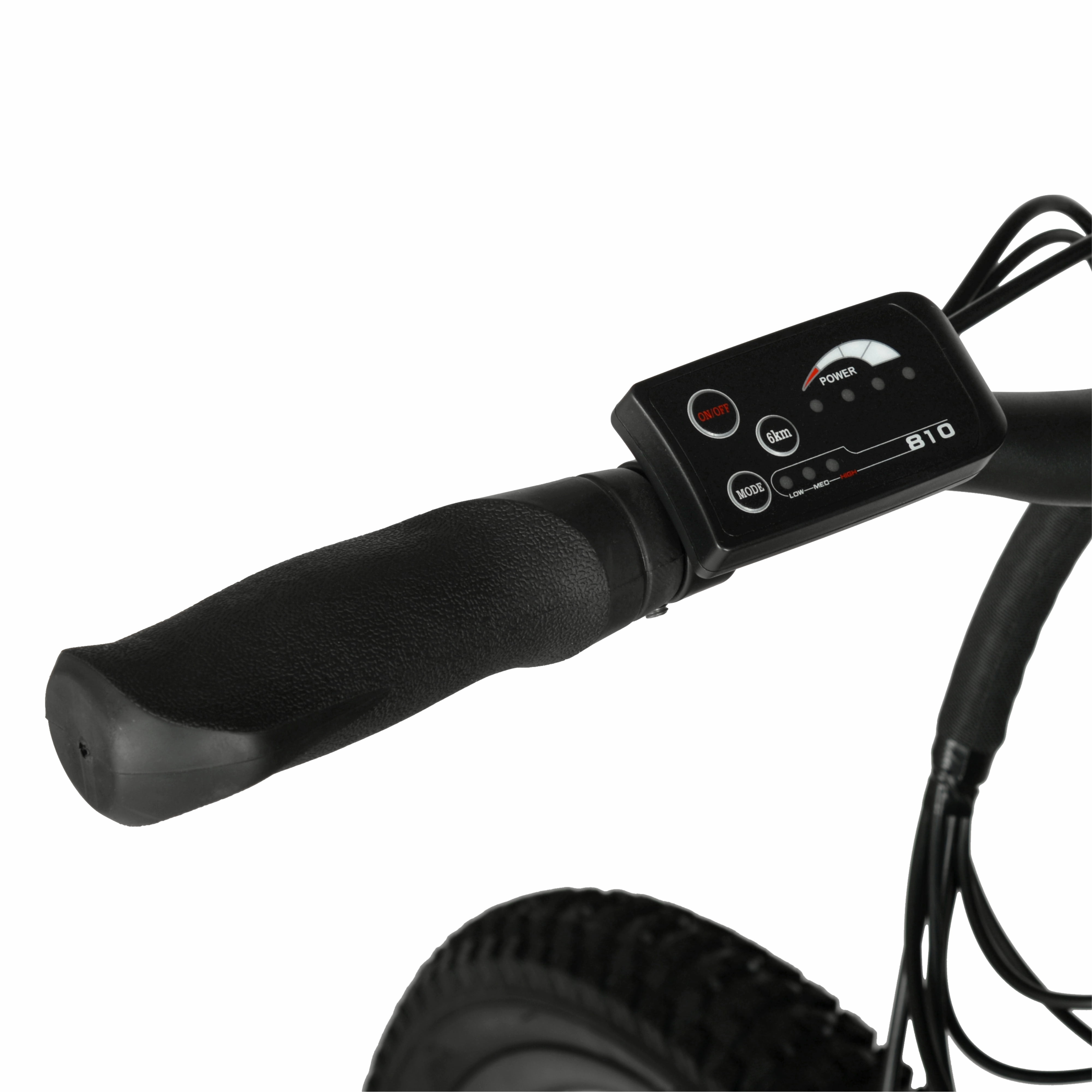 Hyper Bicycles 29 in Electric Mountain Bike, 350W Motor, 6-Speed Trail E-Bike (Black, 29 in) 5tser