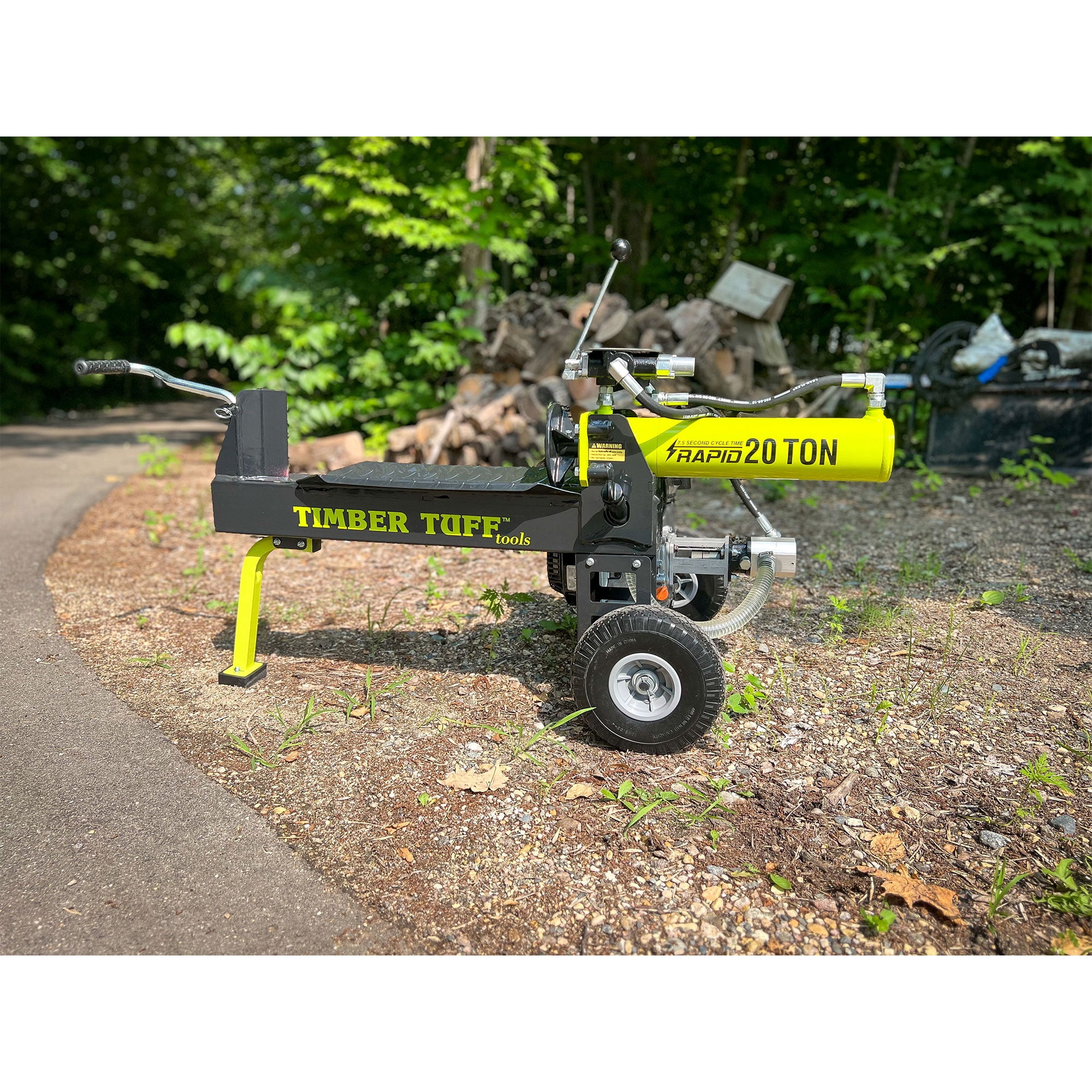 Timber Tuff 20 Ton Gas Powered Log Splitter (Black, 20.5 in) hdhri