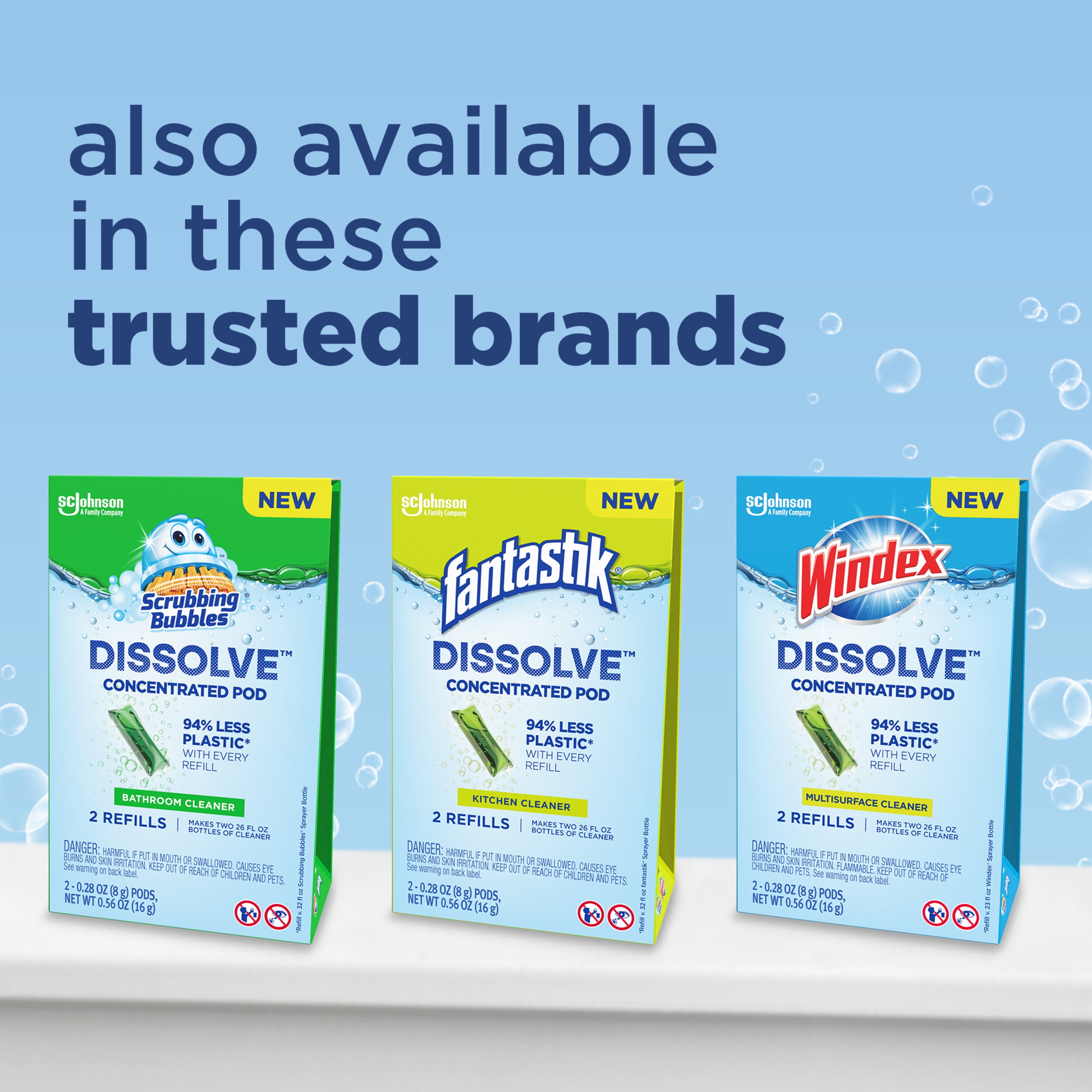 Windex Dissolve Concentrated Glass Cleaner Refill Pods (2 Count) vv8io