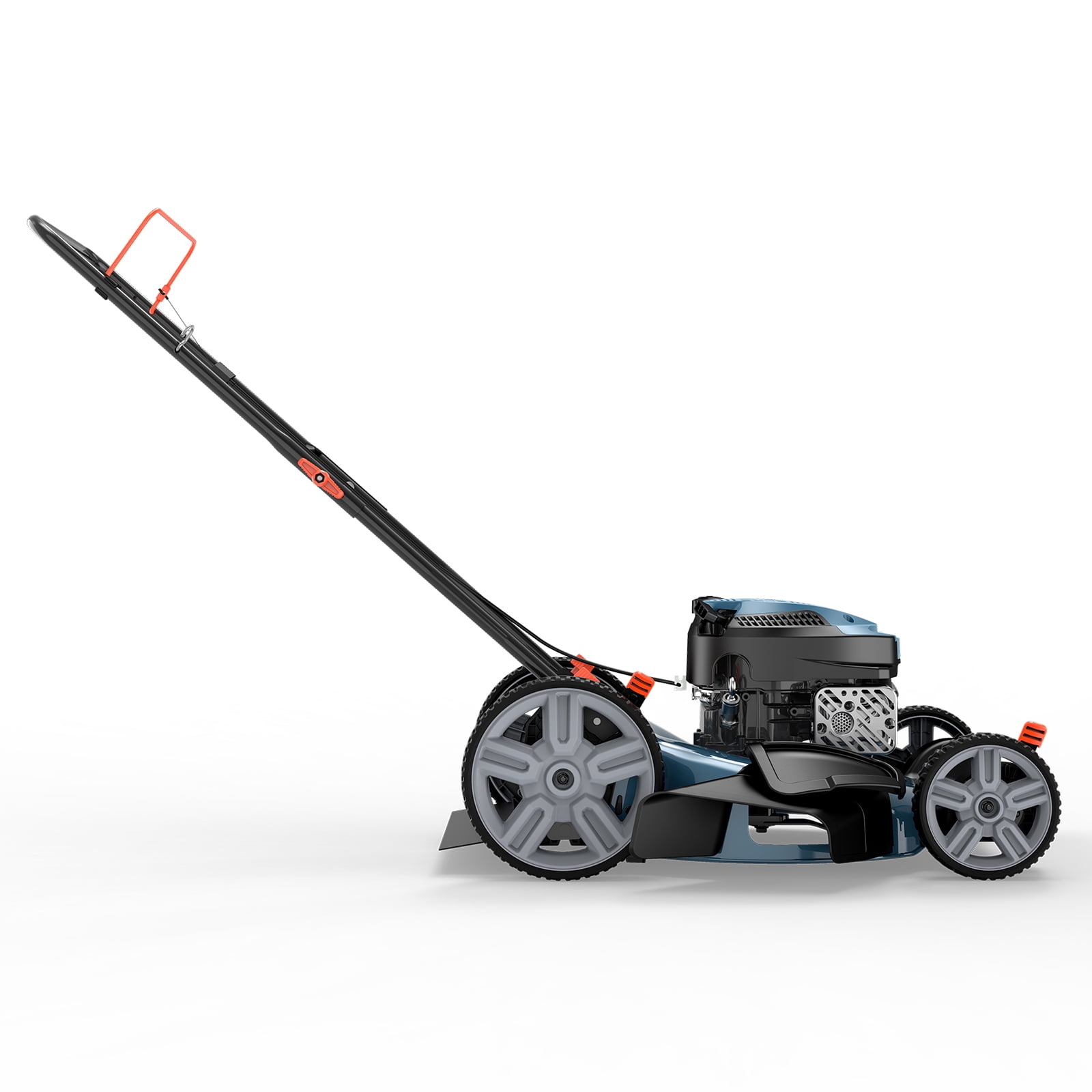 Senix 21 in Gas Lawn Mower, 144cc 4-Cycle Engine, 2-in-1 Mulching and Side Discharge, 6 Adjustable Heights yb2jx