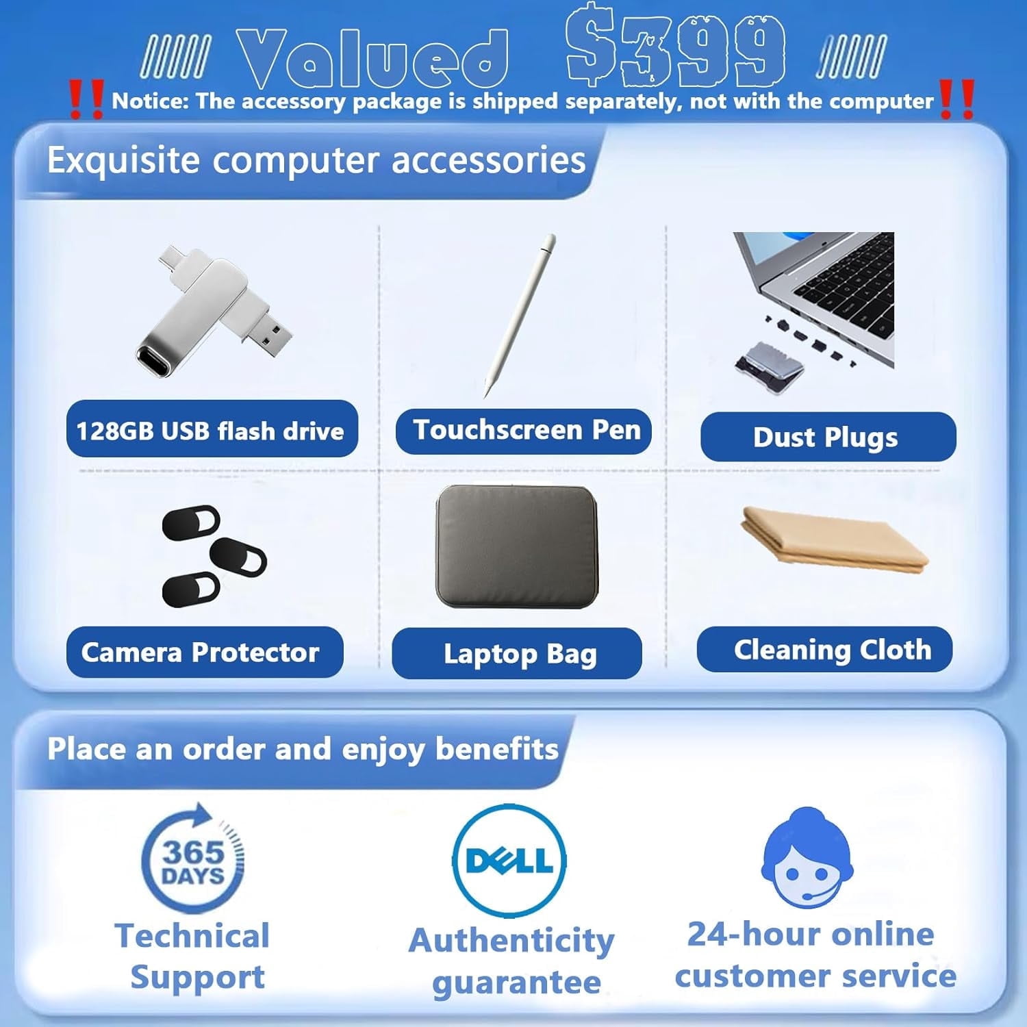 Dell Inspiron 15.6 in FHD Touchscreen Laptop (Intel Core i5-1334U, 16GB RAM, 512GB SSD, Windows 11 Pro, Black) vz0ch