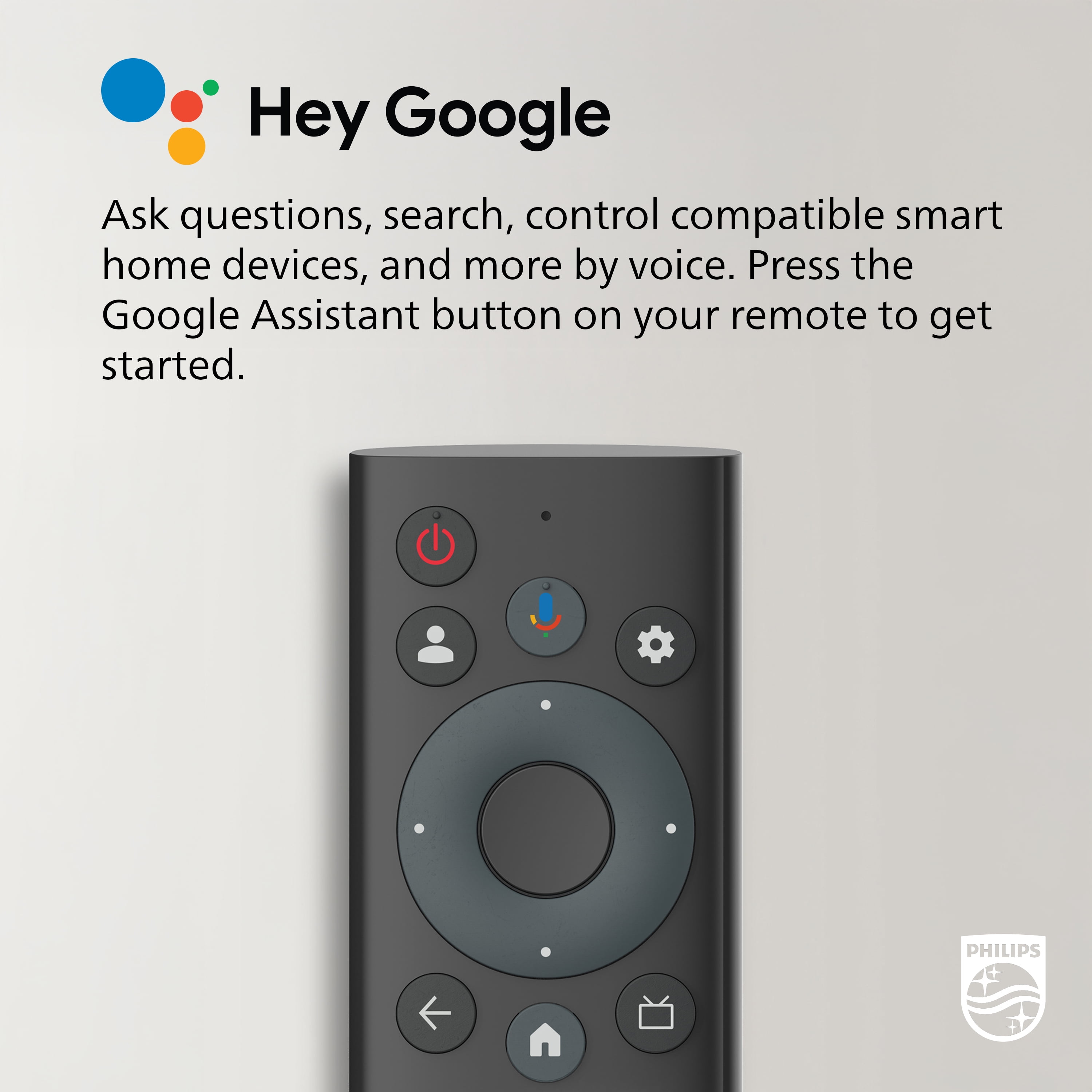 Philips 75-inch Class QLED 4K UHD Google Smart TV (Black, 75 in) wanh4