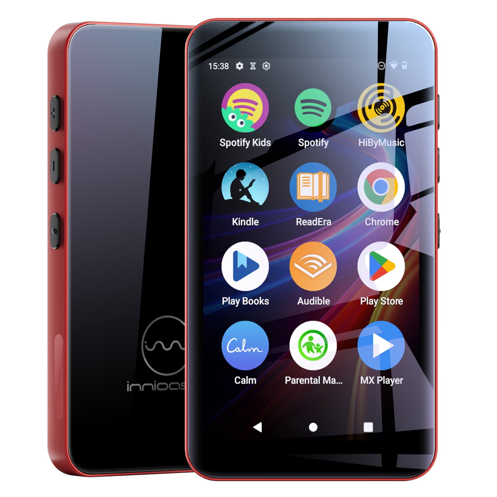 Innioasis 160GB MP3 Player with Bluetooth and WiFi, Portable Digital Music Player with Parental Controls and 4-inch Touch Screen (Black, 160GB) n5ax7