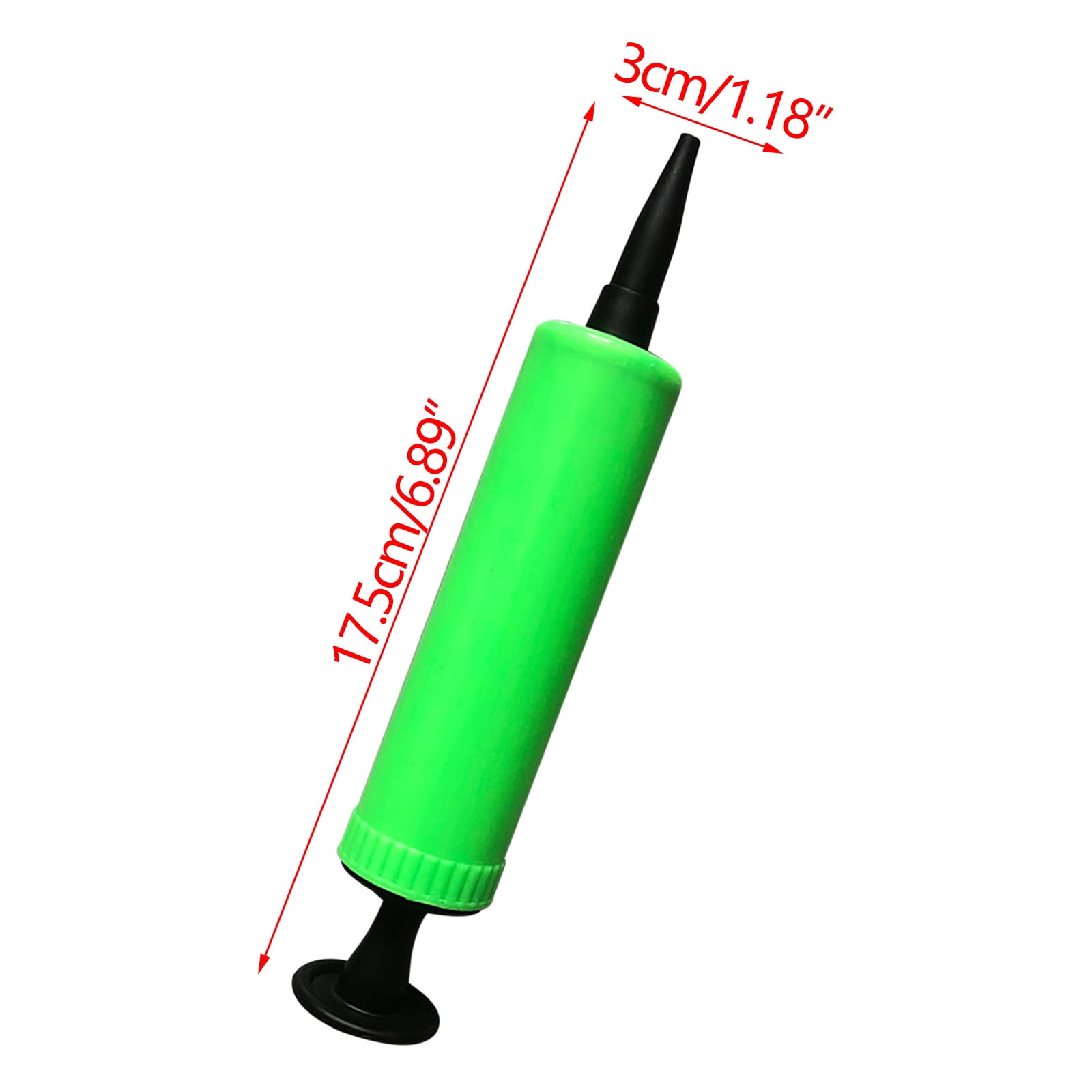 NSESSHome Manual Balloon Pump, Two-Way Handheld Air Inflator for Party Decorations (Green, 11 in) 8ekle