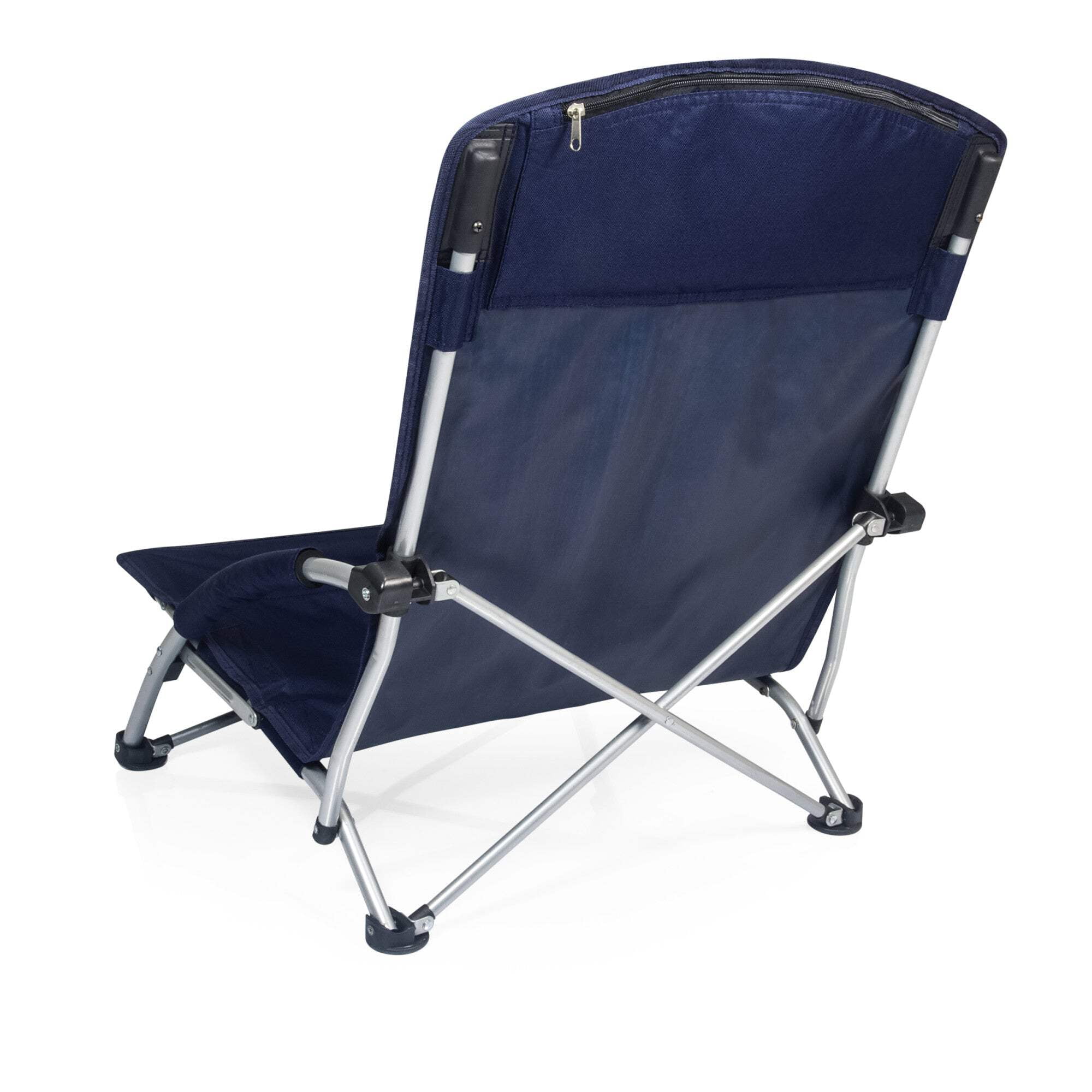 Oniva Tranquility Beach Chair, Portable Folding Low Camp Chair with Carry Bag (Blue) euttz
