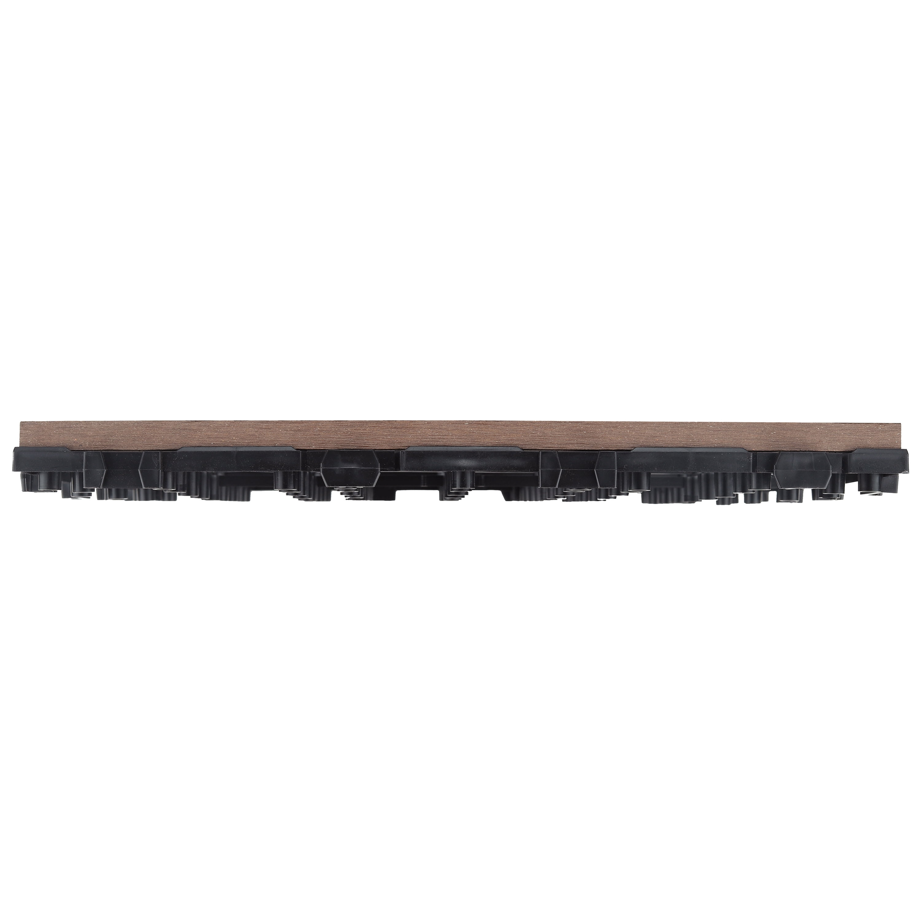 Design House Interlocking Wood Composite Deck Tiles (Russet Canyon Brown, 12 in x 12 in, 6-Pack) kihp4