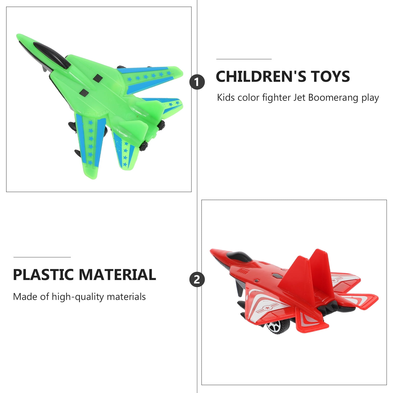 Raindrops Airplane Toy Set for Kids, Durable Plastic Aircraft Figures for Party Favors (8 Piece Set) hdwvq