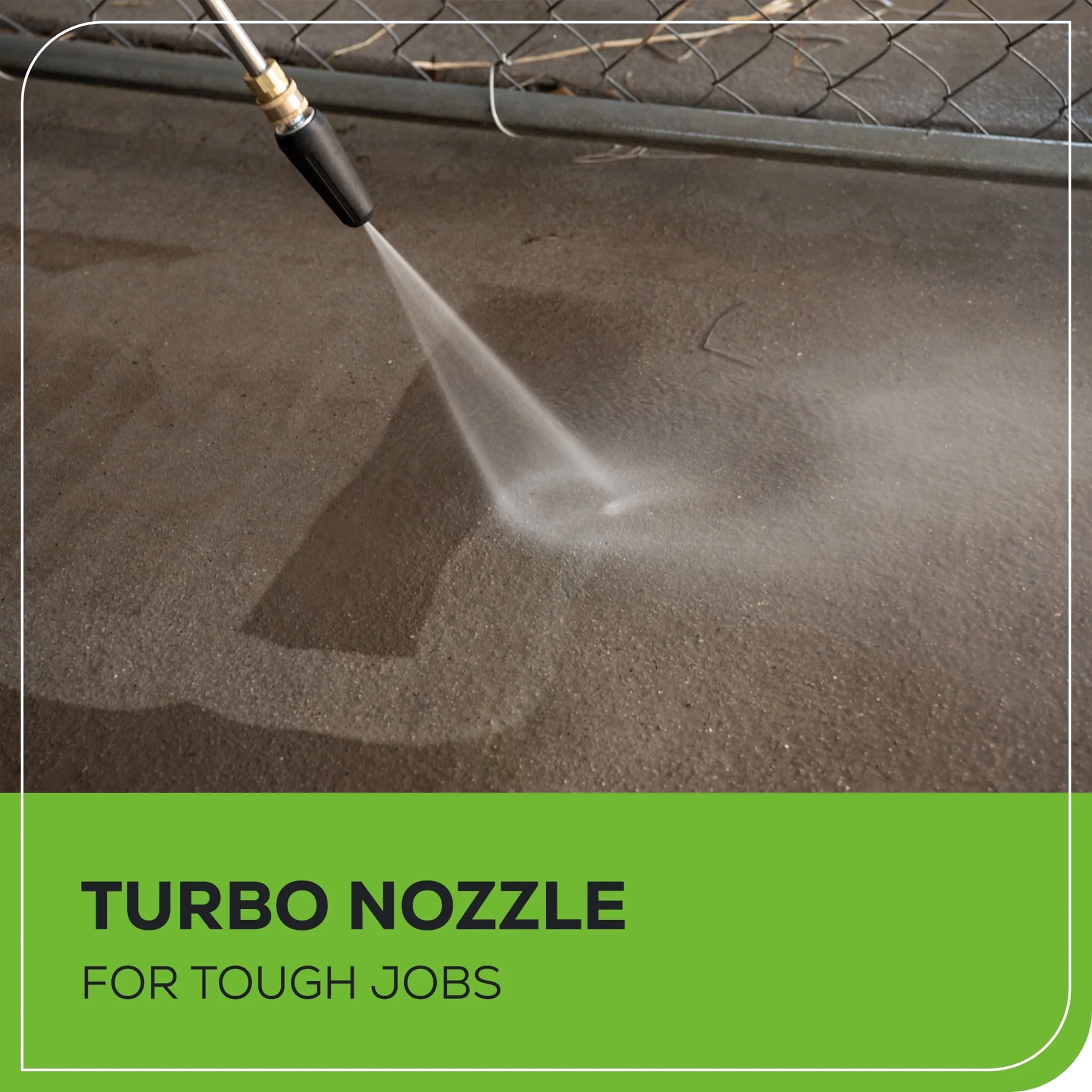Greenworks 3000 PSI Electric Pressure Washer with TruBrushless Motor and Jettflow Technology (3000 PSI, 1.1 GPM) c9968