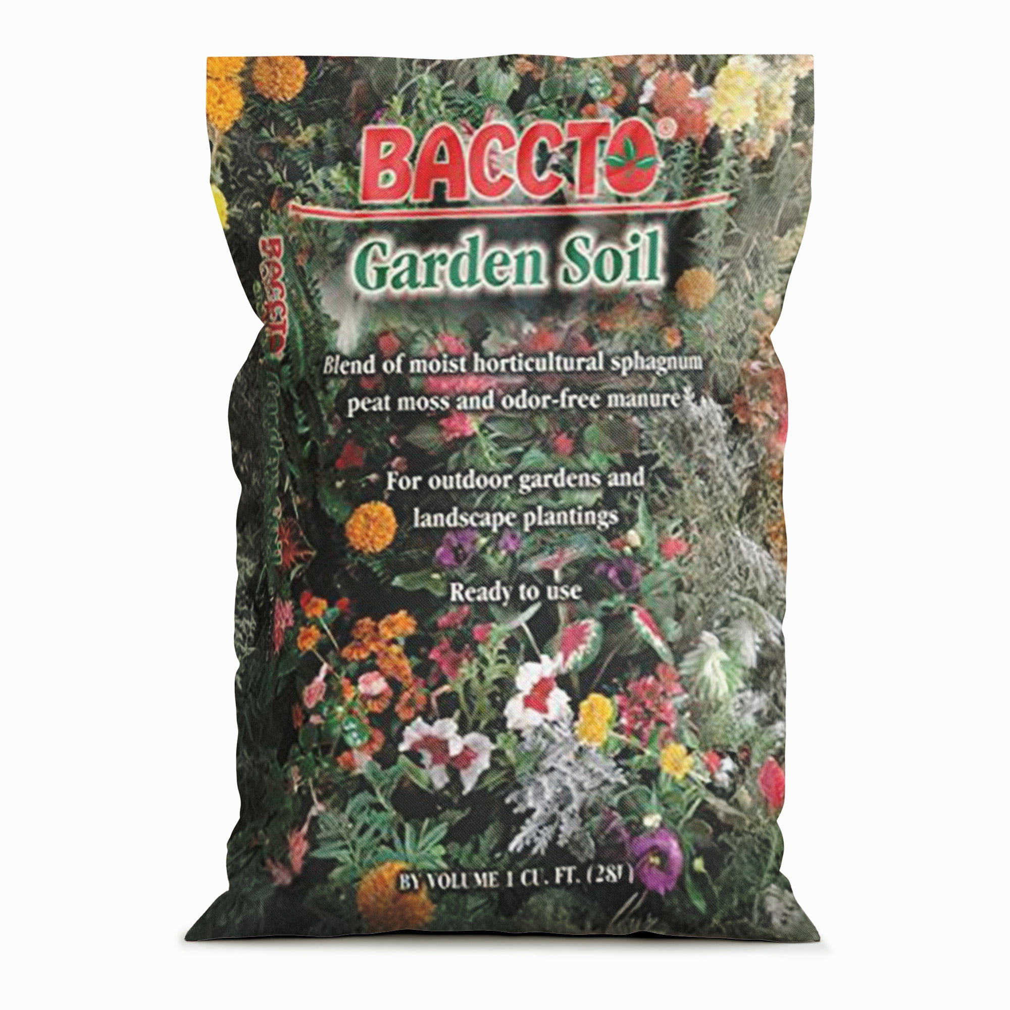 Michigan Peat BACCTO Premium Garden Soil for Vegetables and Flowers (1 cu ft) l3vo2