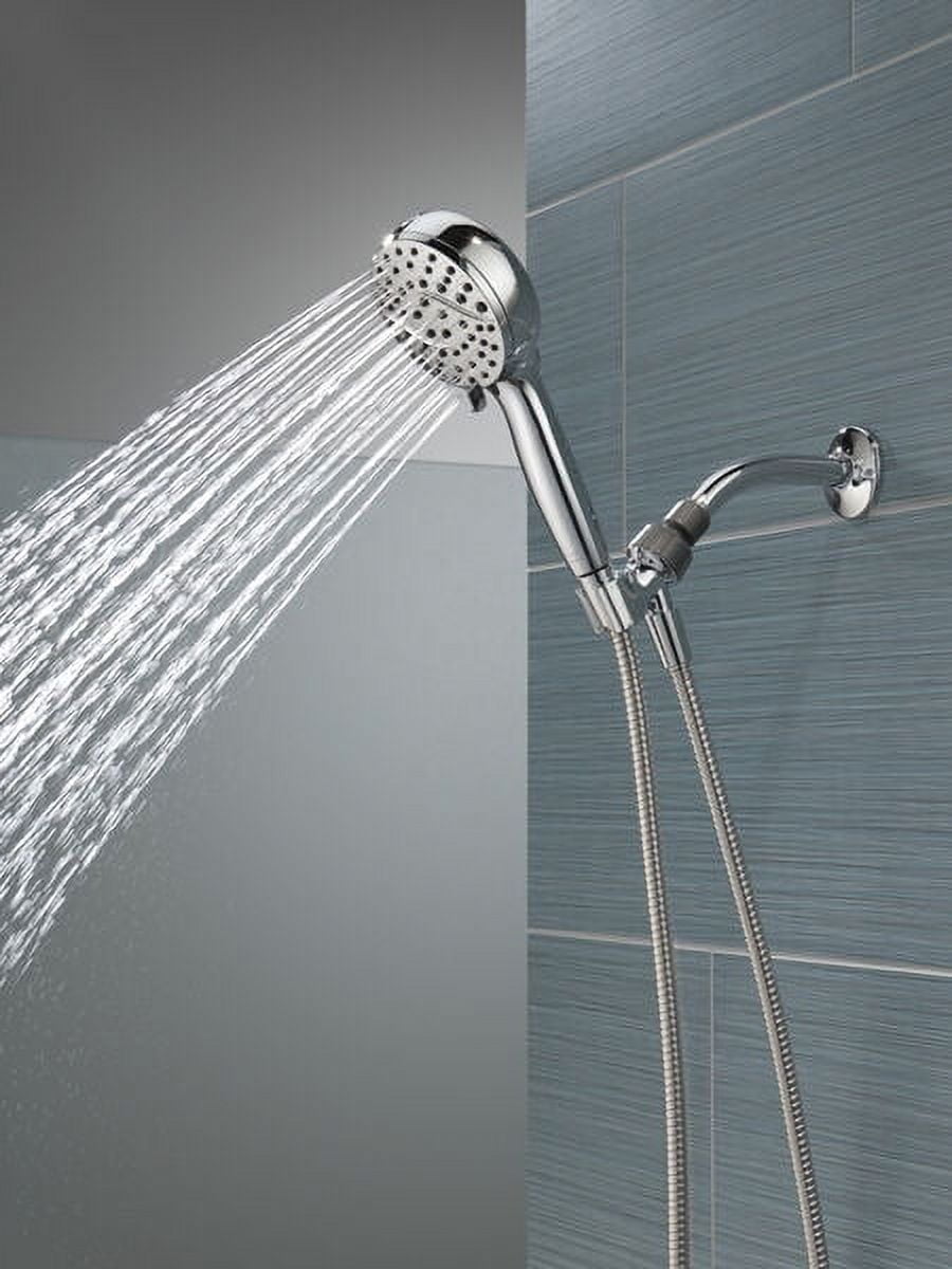 Delta Faucet 6-Setting Hand Shower with ProClean Cleaning Spray (Silver, 1 Pack) 18iqr