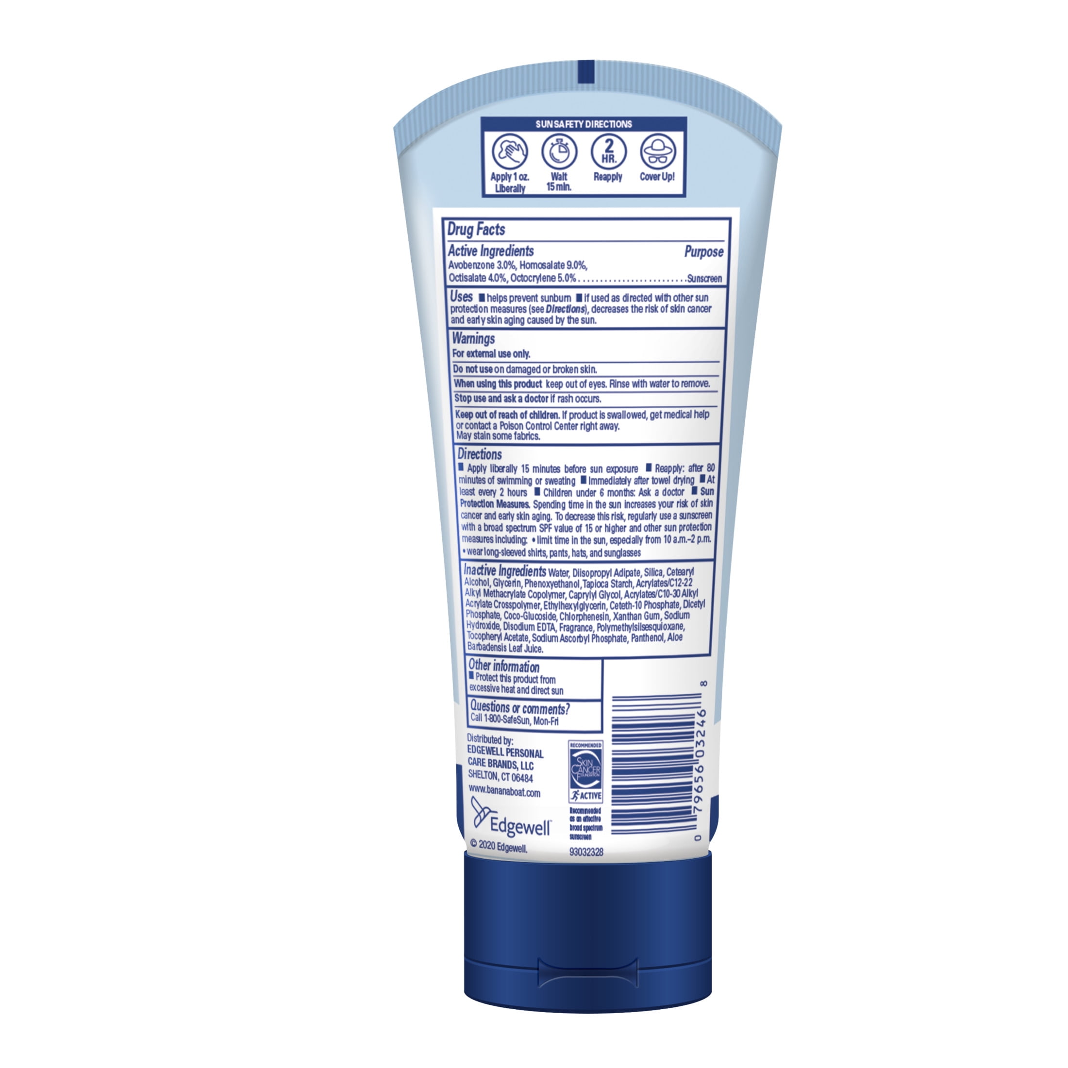 Banana Boat Light As Air Sunscreen Lotion SPF 50 (6 oz) bpt1q