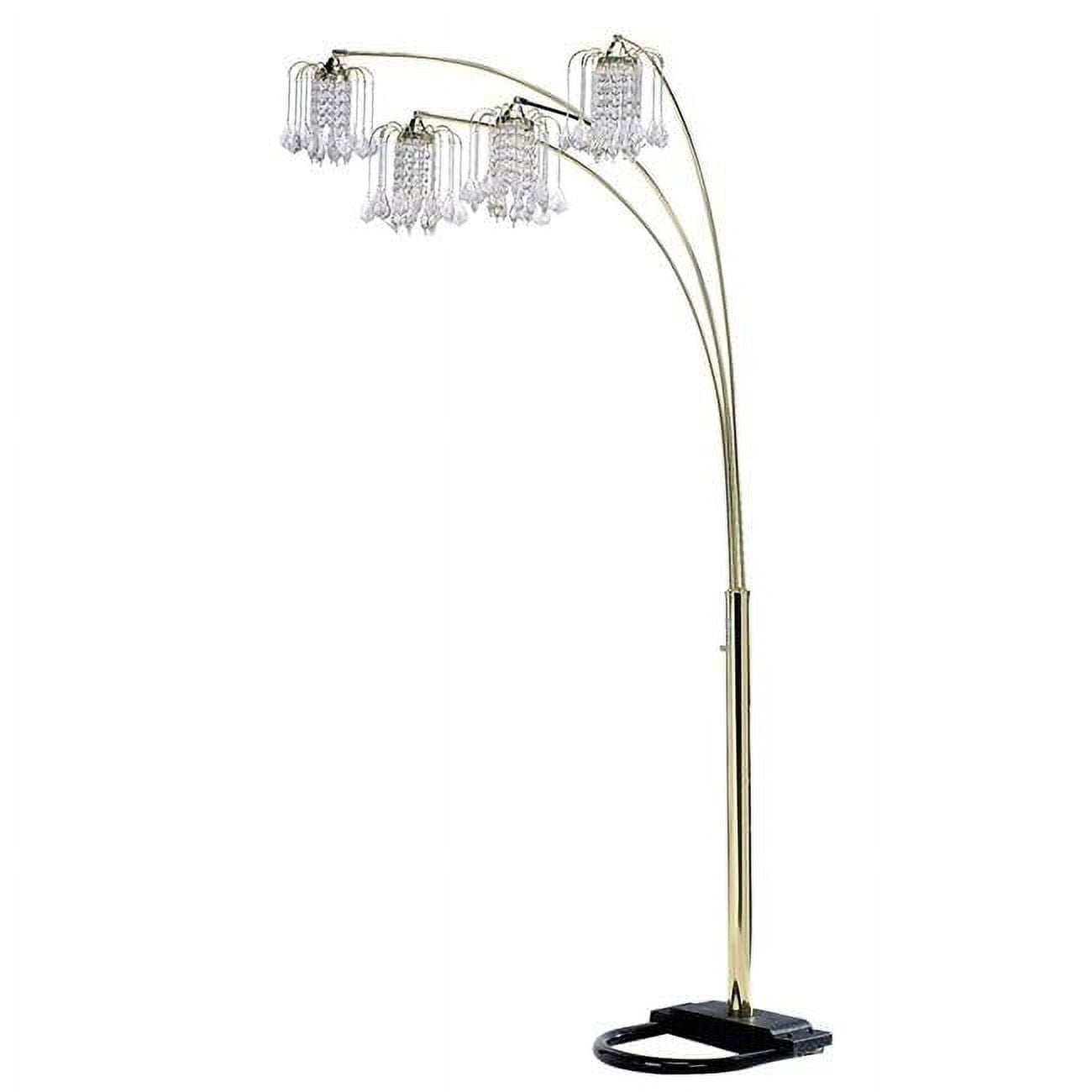 Estallar Four-Light Tree Floor Lamp with Chandelier Shade (Gold, 84 in x 44 in x 44 in) l54wf