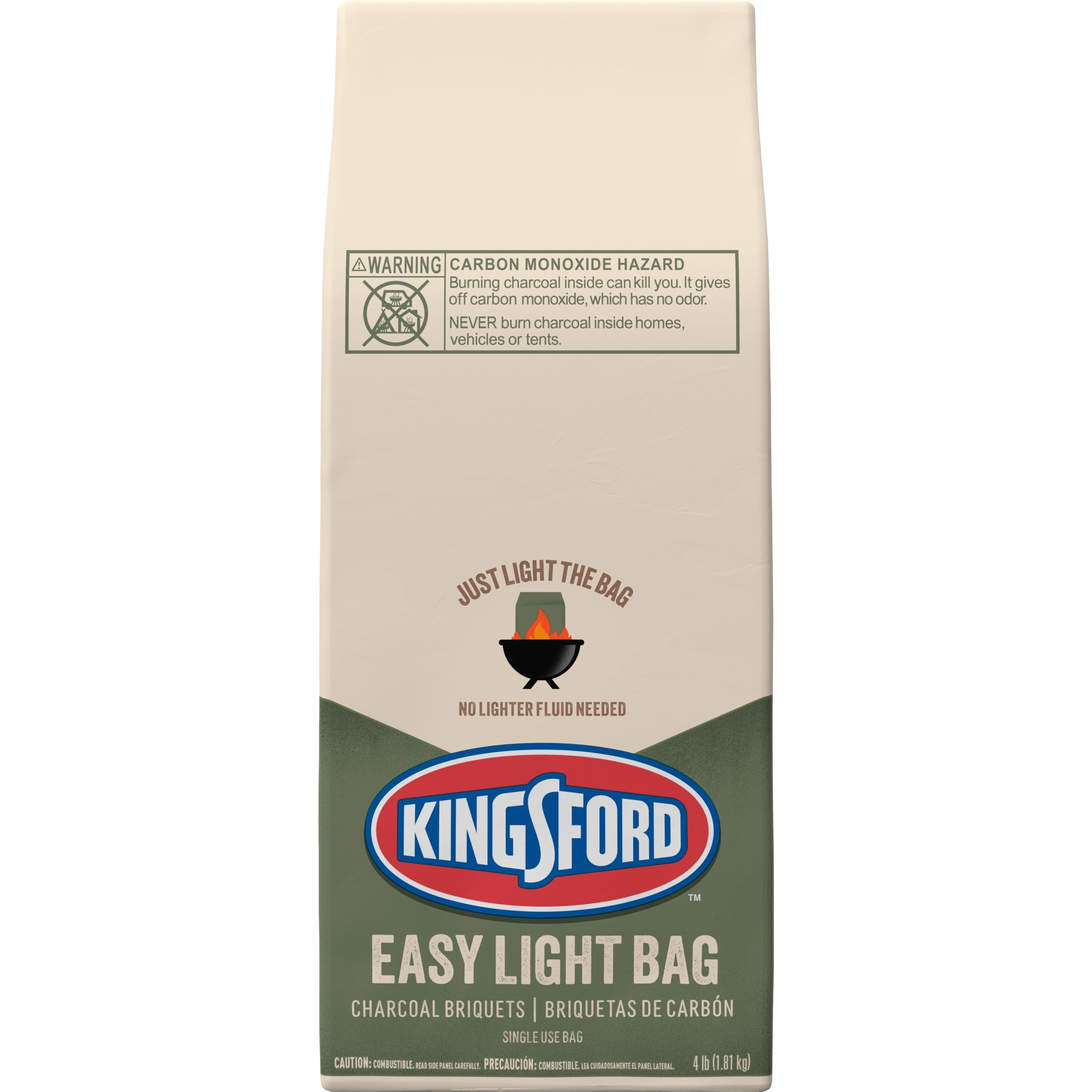 Kingsford Easy Light Charcoal Briquettes for Outdoor Grilling (4 lb) l127i