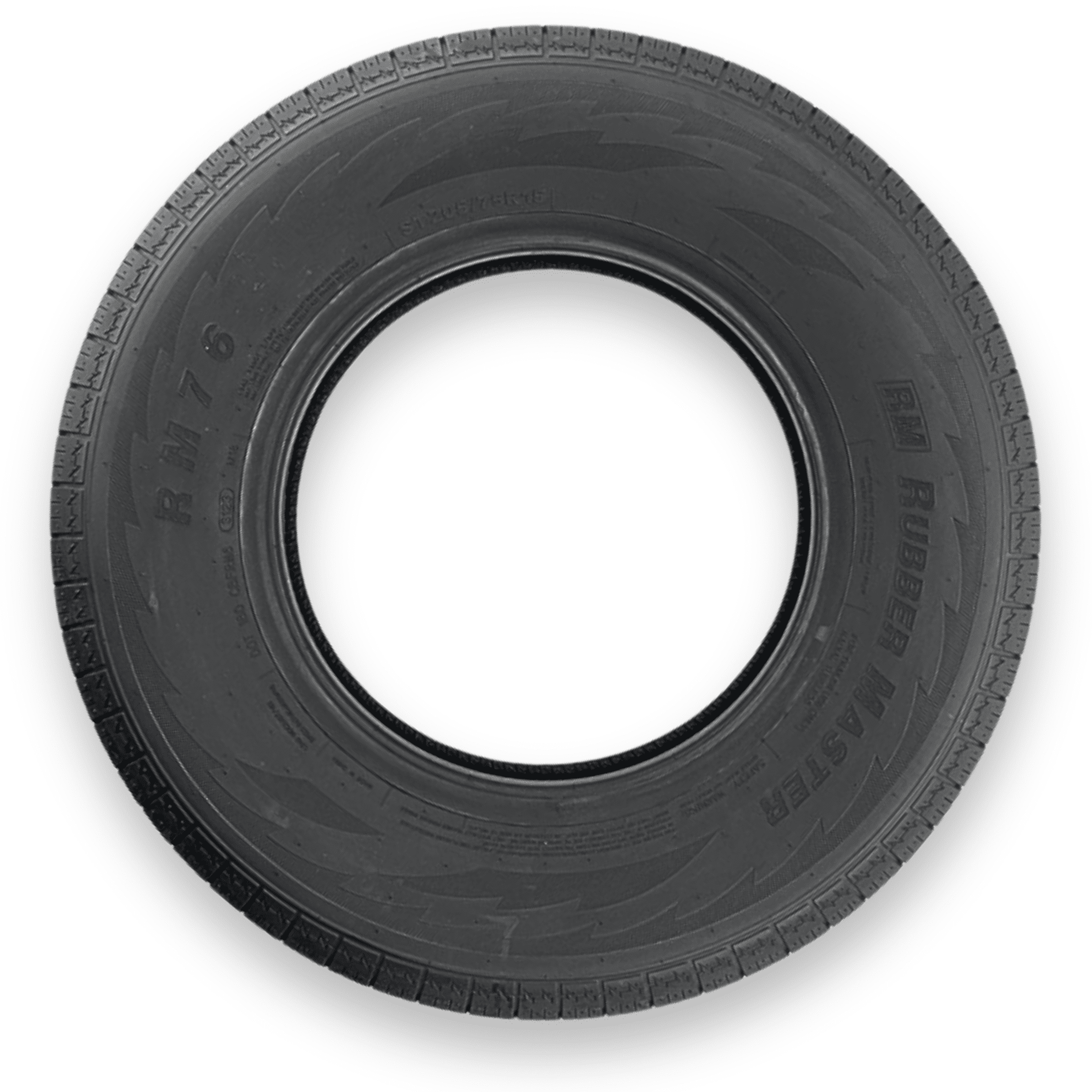 RubberMaster ST205/75R15 Radial Trailer Tire (Highway Rib, 8 Ply, 1 Tire) wzmnn