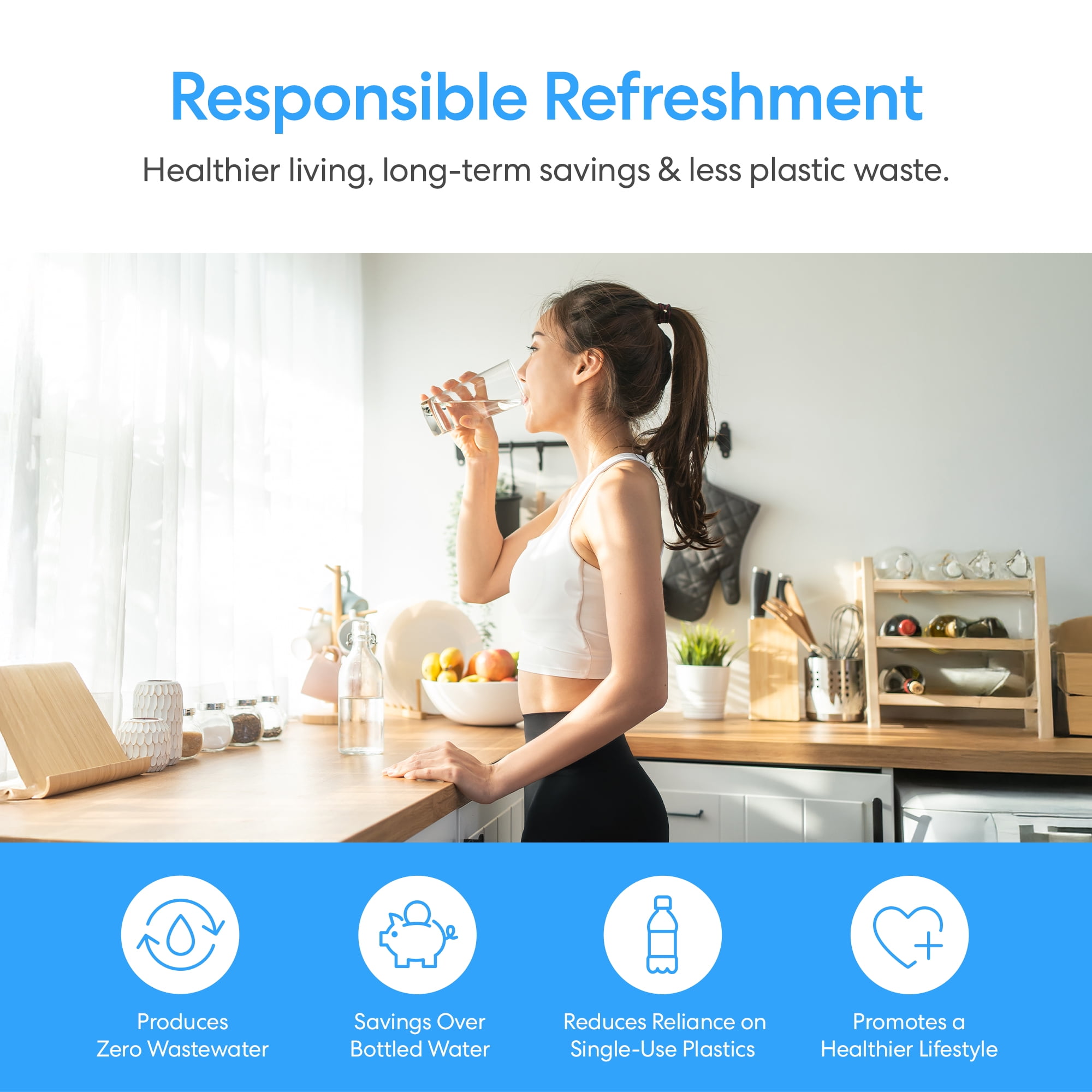 Brio Bottom Load Water Cooler Dispenser with Hot, Cold, and Room Temperature Settings (Silver, 41.4 in) mrpmu