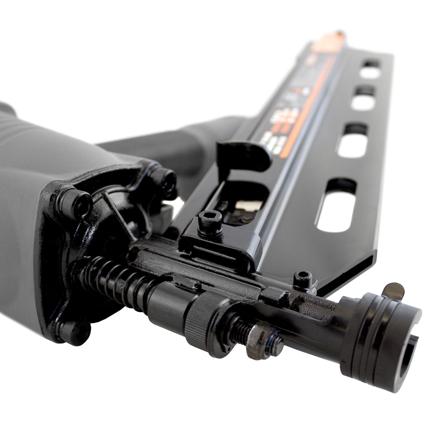 NuMax Pneumatic 21 Degree Framing Nailer and Mini Palm Nailer Kit (Black, 2-Piece Set) nz03u
