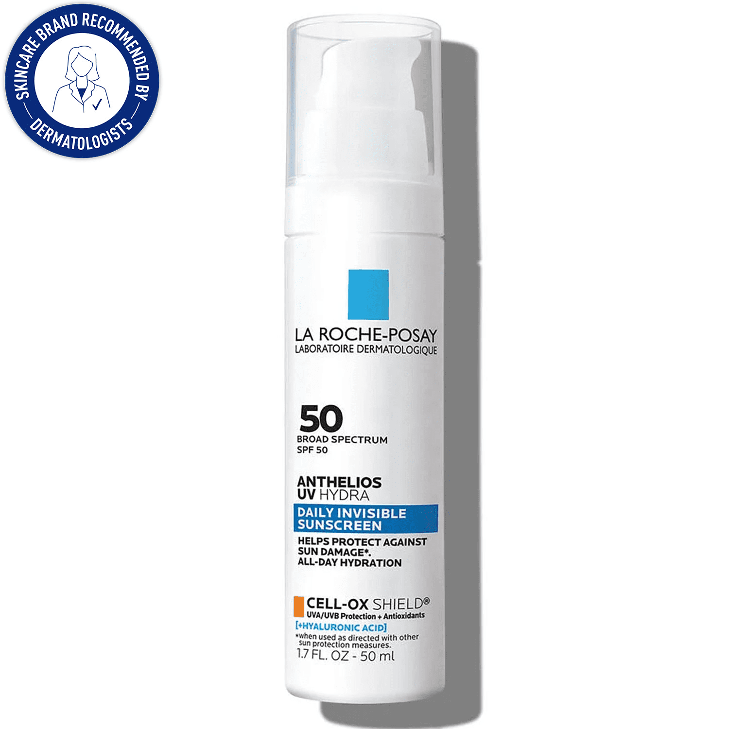 La Roche-Posay Anthelios UV Hydra Hydrating Facial Sunscreen SPF 50 with Hyaluronic Acid (1.7 fl oz) d6ah4