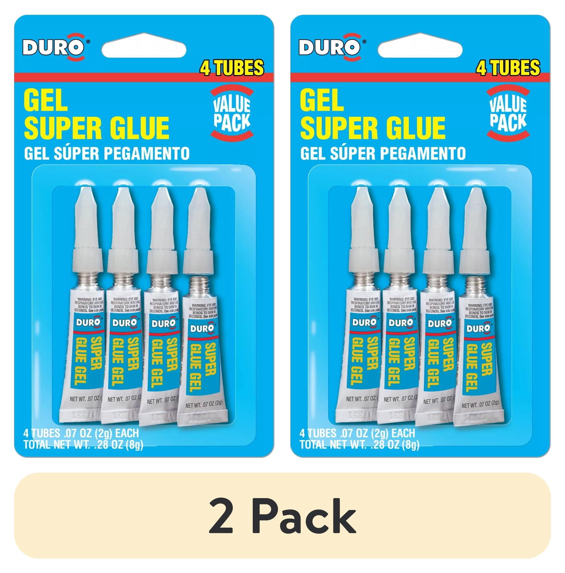 Duro Super Glue Instant Adhesive for Jewelry and Metal (Clear, 0.1 oz, 8 Pack) pnf5u