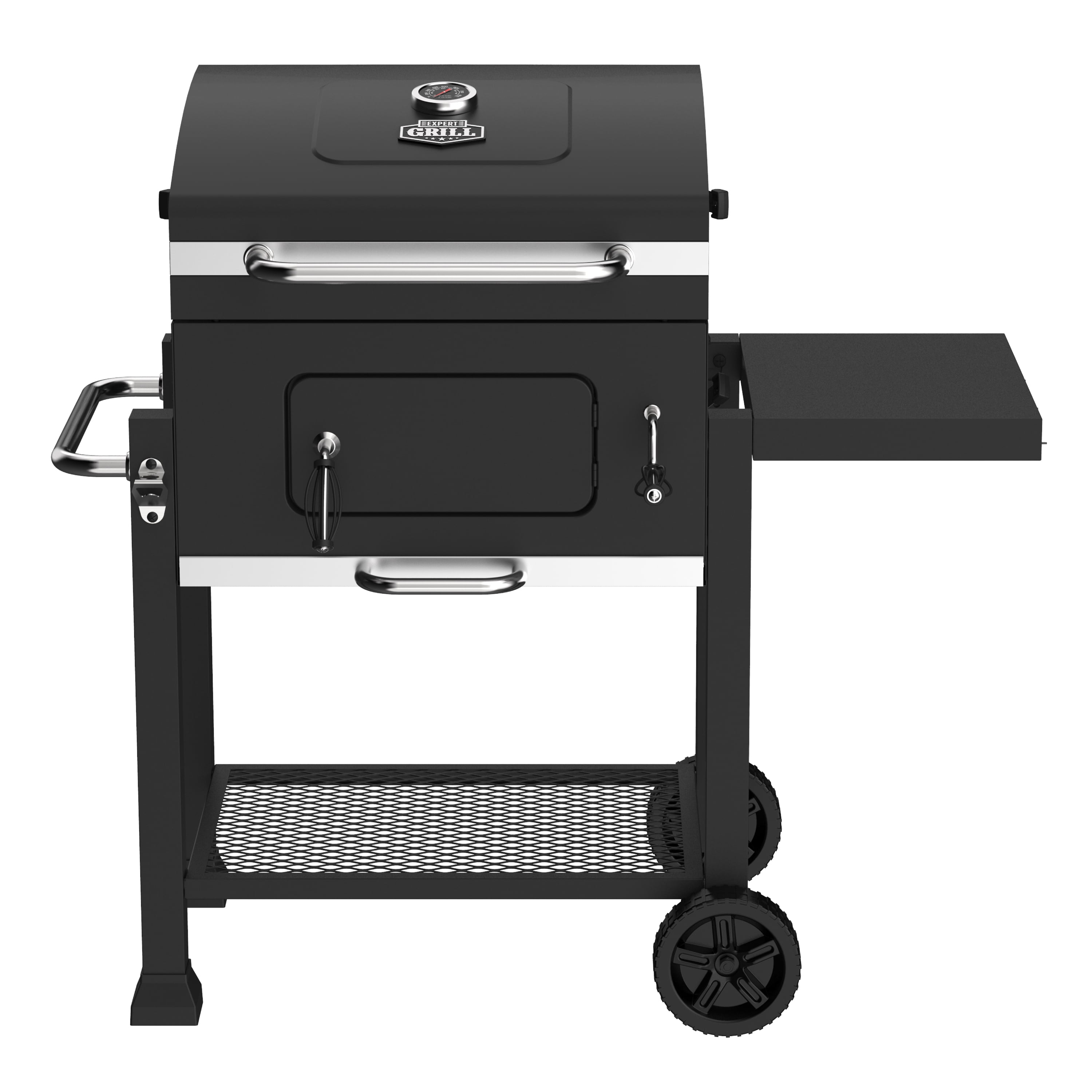 Expert Grill 24 in Charcoal Grill with Heavy-Duty Cover (Black, 372 sq in) 9iruu
