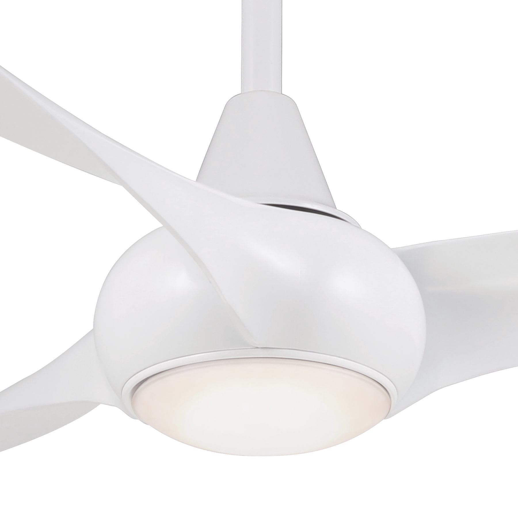 Minka-Aire Light Wave 52 in. 3-Blade Indoor LED Ceiling Fan (White, 52 in.) 92mn6