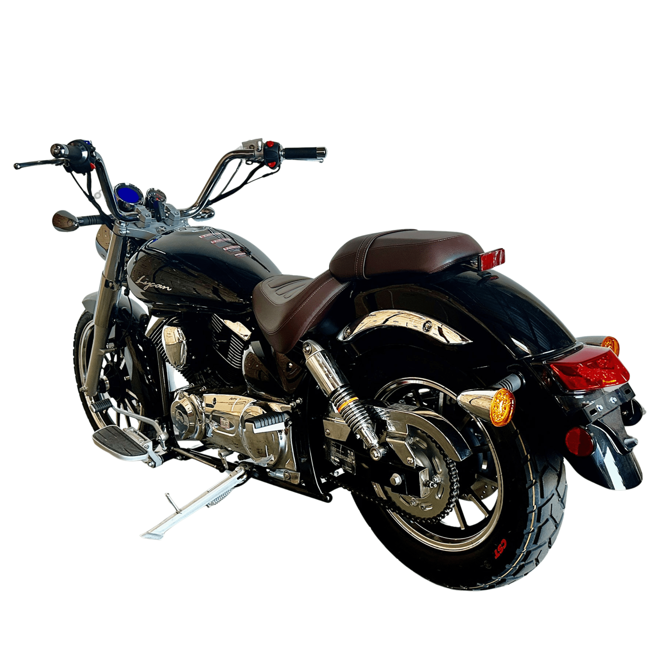 Venom Motorsports Lifan Lycan 250cc V-Twin Chopper Motorcycle (Black, 250cc) 36yce