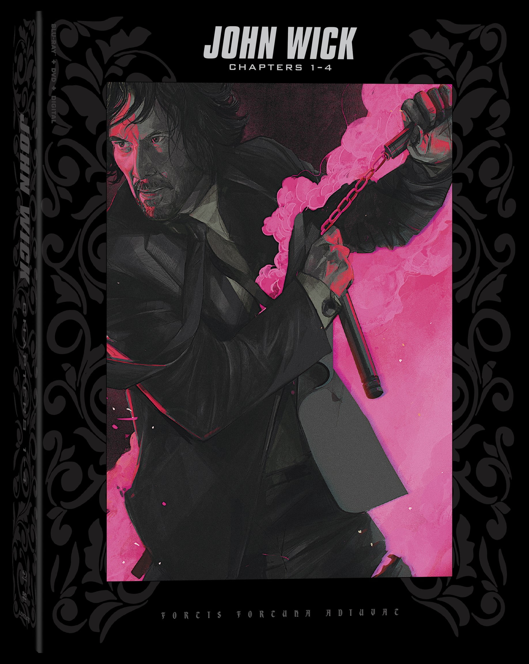 Lionsgate John Wick Chapter 1-4 Collection (Blu-ray, DVD, Digital Copy, 4-Disc Set) h51pr