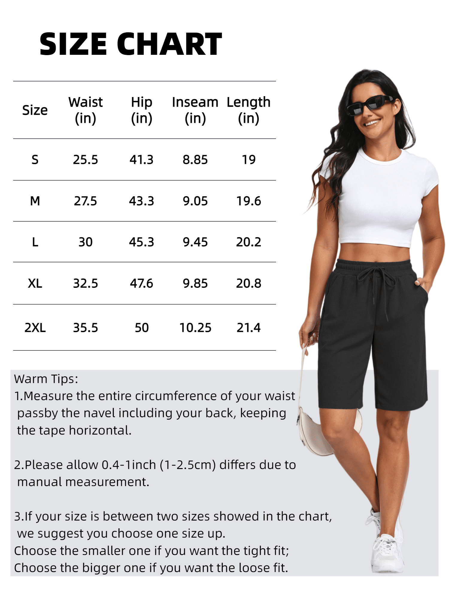 NELEUS Women's Waffle Knit Bermuda Shorts High Waisted Athletic Lounge Shorts with Pockets (Purple, Large) 7rg2r