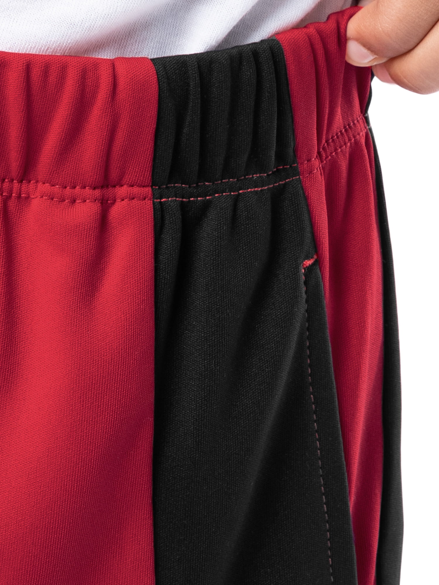 Athletic Works Boy's Active Sport Short Sleeve T-Shirt and Shorts Set (Red, Size 4-18) 576c4