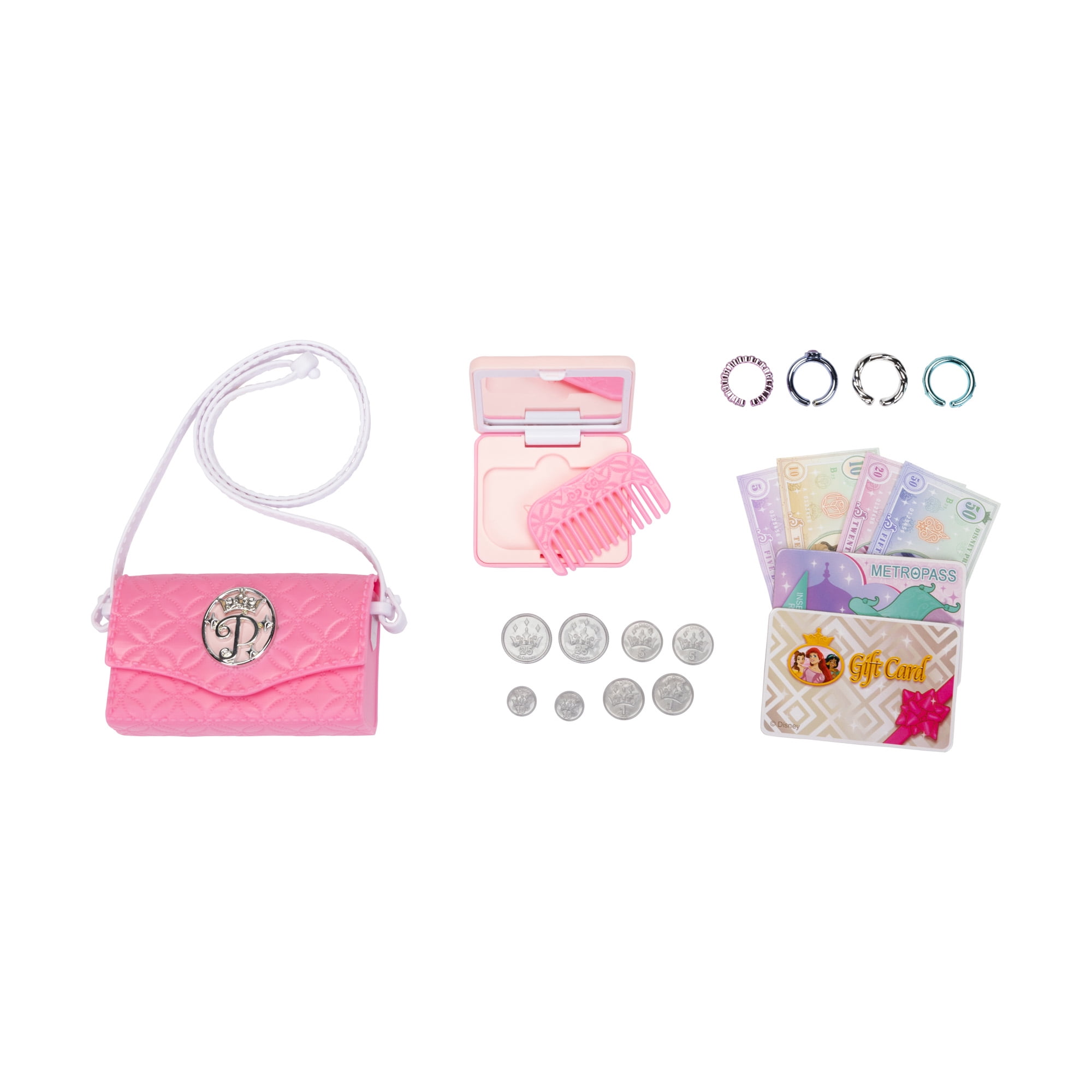 Disney Princess Style Collection Chic Petites Fashion Accessory Set (Multi-color, 9 Piece Set) c6yzd