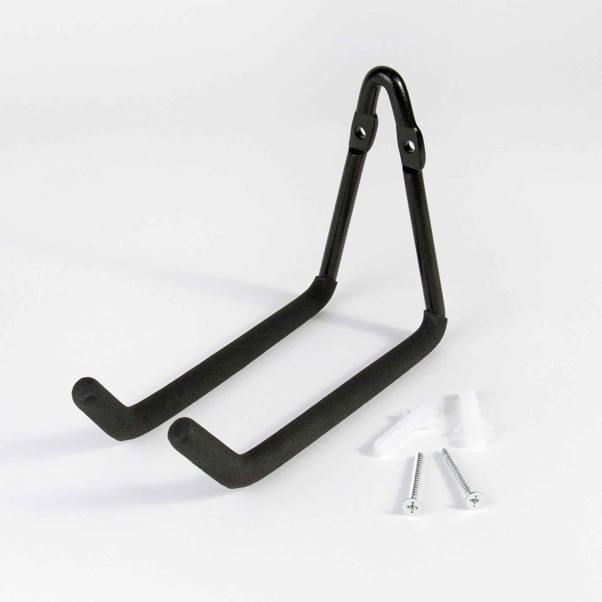Hyper Tough Steel Utility V-Hook Heavy-Duty Wall Mount Storage Organizer (Black, 3 in x 4.3 in x 7 in) vr1h8