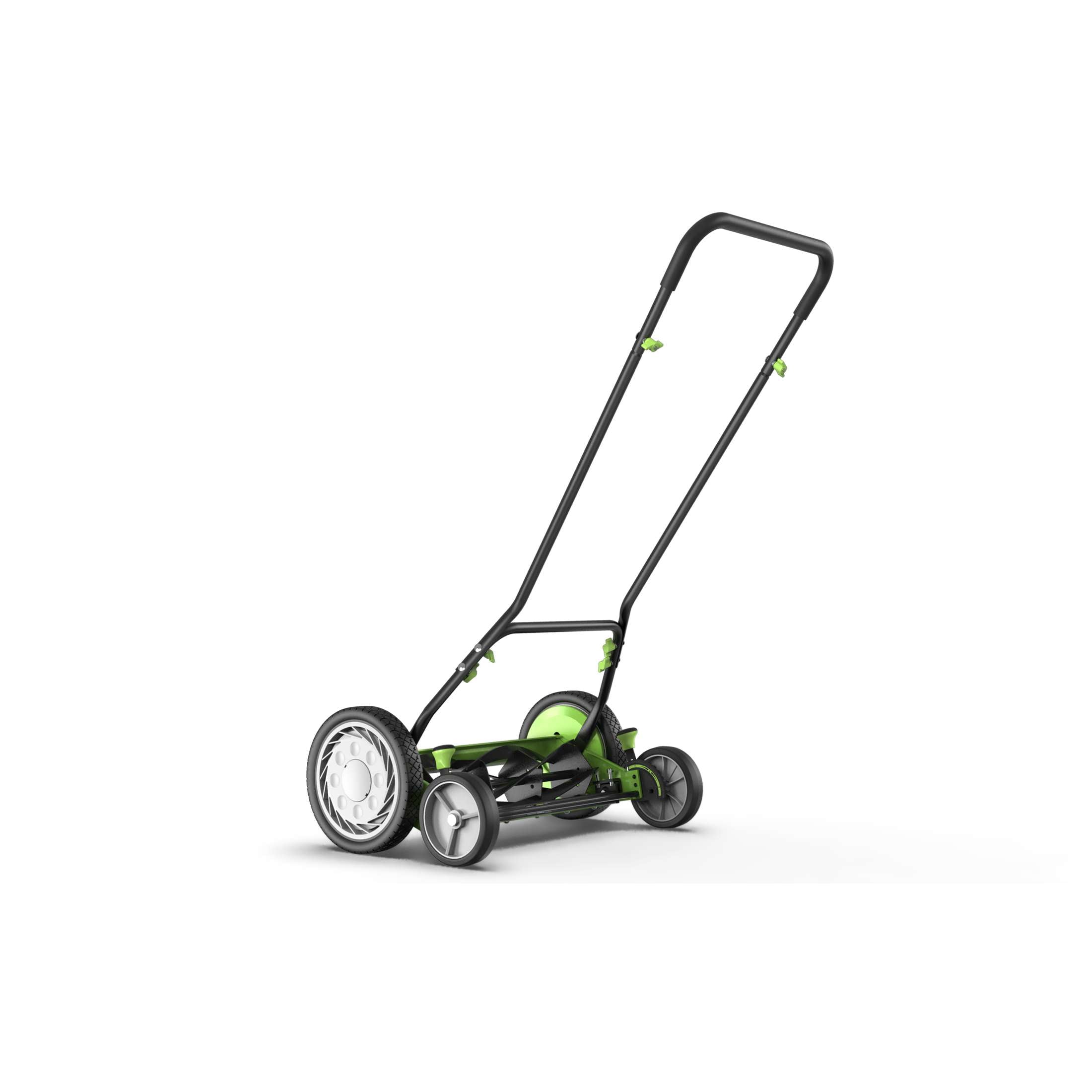 EarthWise 16 in 5-Blade Push Reel Mower (Grey, 16 in) stsvq