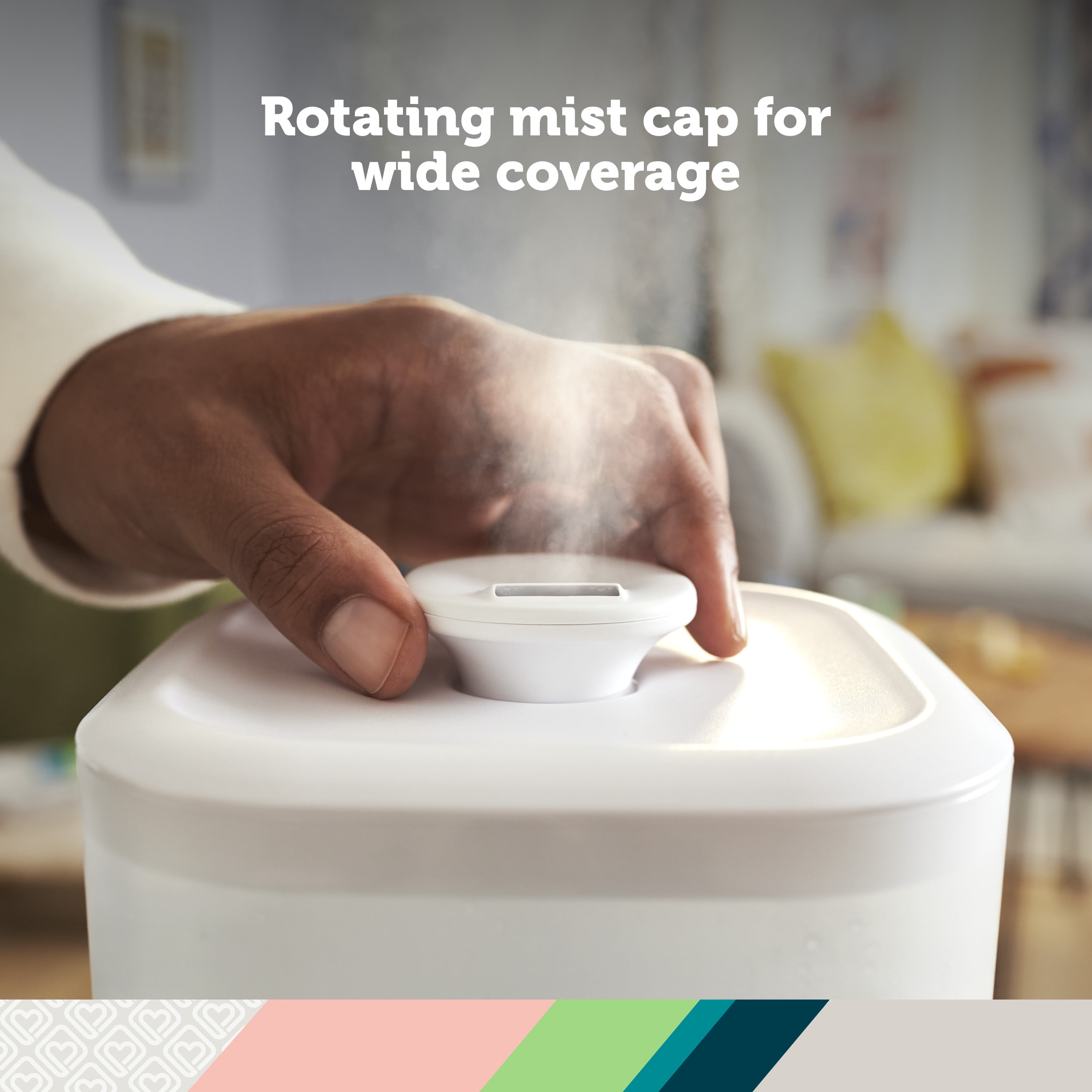 Safety 1st Easy-Fill Ultrasonic Cool Mist Humidifier (White, 0.5 gal) k3r5k