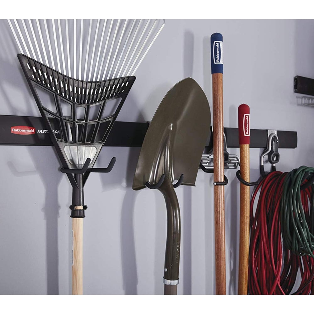 Rubbermaid FastTrack Garage Storage Dual Handle Hook (Silver, 10 in) unoja