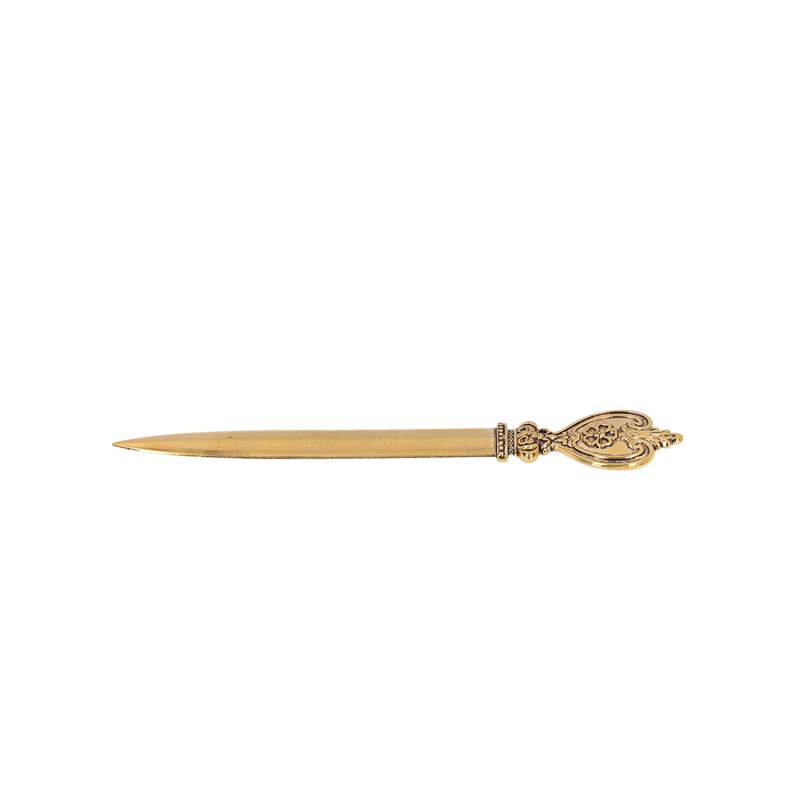 Mgaxyff Retro Elegant Letter Opener, Decorative Zinc Alloy Envelope Slitter (Gold, 6 in) mpr8m