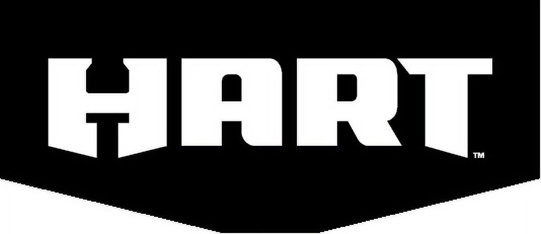 HART 26 in Toolbox, Heavy-Duty Resin Tool Storage and Organization (Black/Blue, 26 in) rbtb6