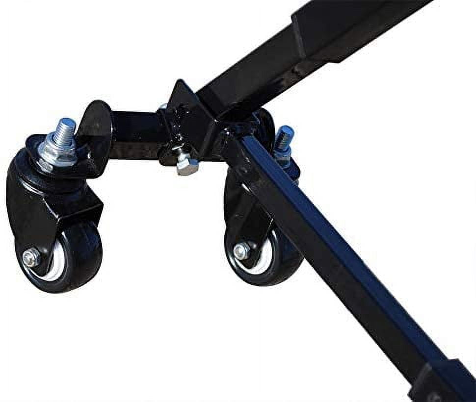 Techtongda Stair Climbing Hand Truck, Heavy Duty Folding Cart with 6-Wheel Chassis (Black, 420 lb Capacity) nk7g7